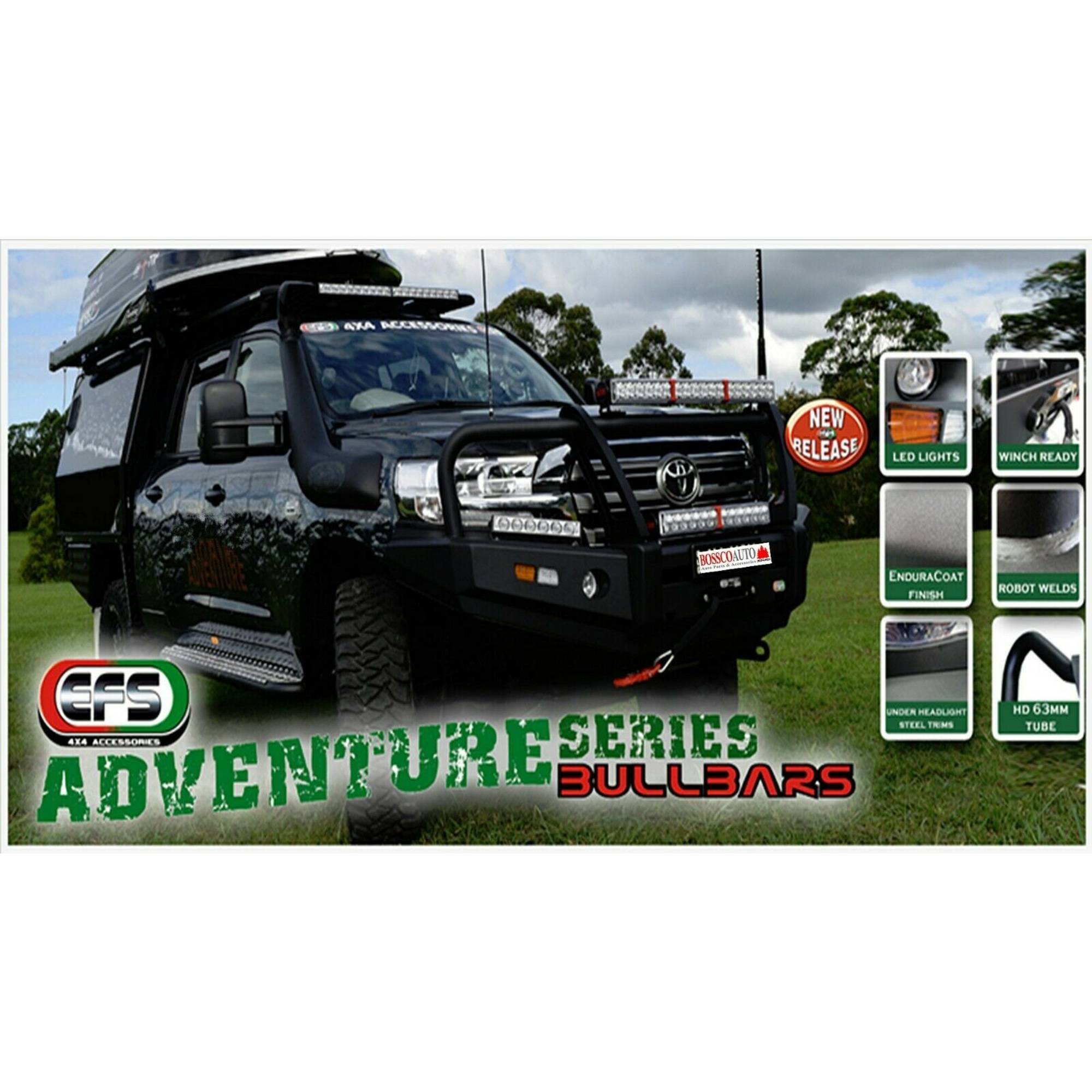 EFS Full Bumper Replacement Bullbar Suitable for Toyota Landcruiser 200 Series 2016+