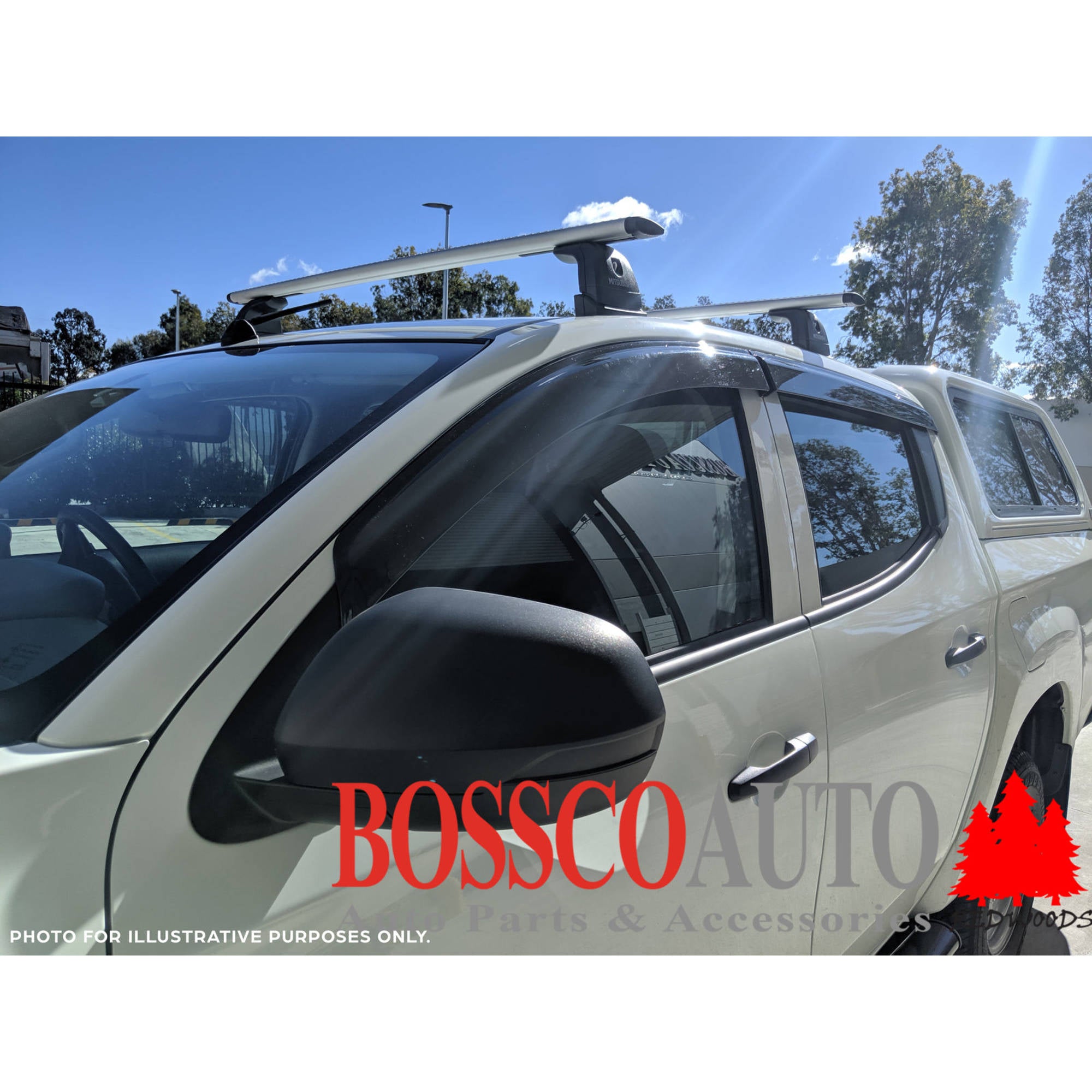 Tinted Slimline Weathershield Suitable For Mitsubishi Triton MR Series 2019-2023