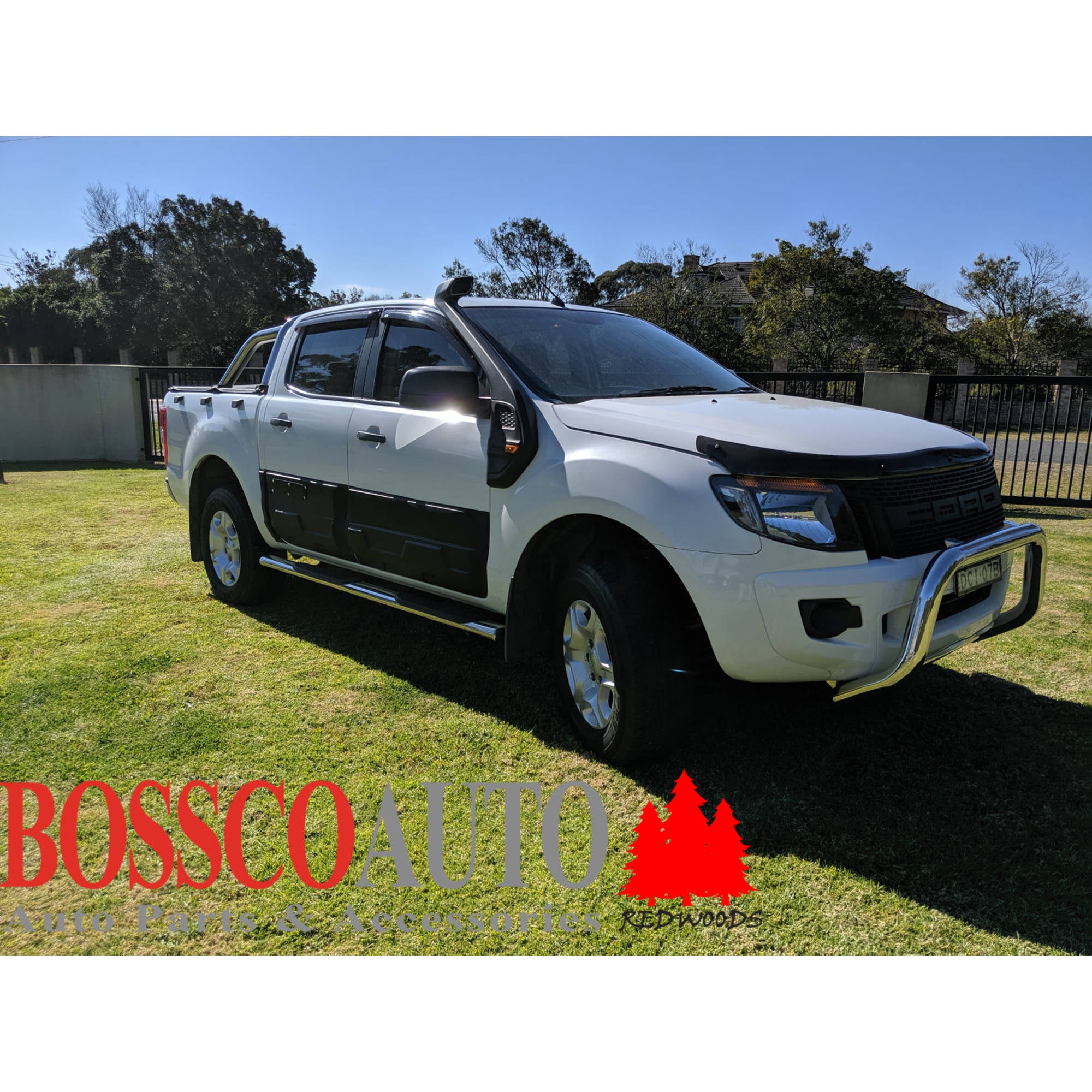 Black Badge Install Snorkel Air Intake Kit suitable for Ford Ranger PX 2012-2015