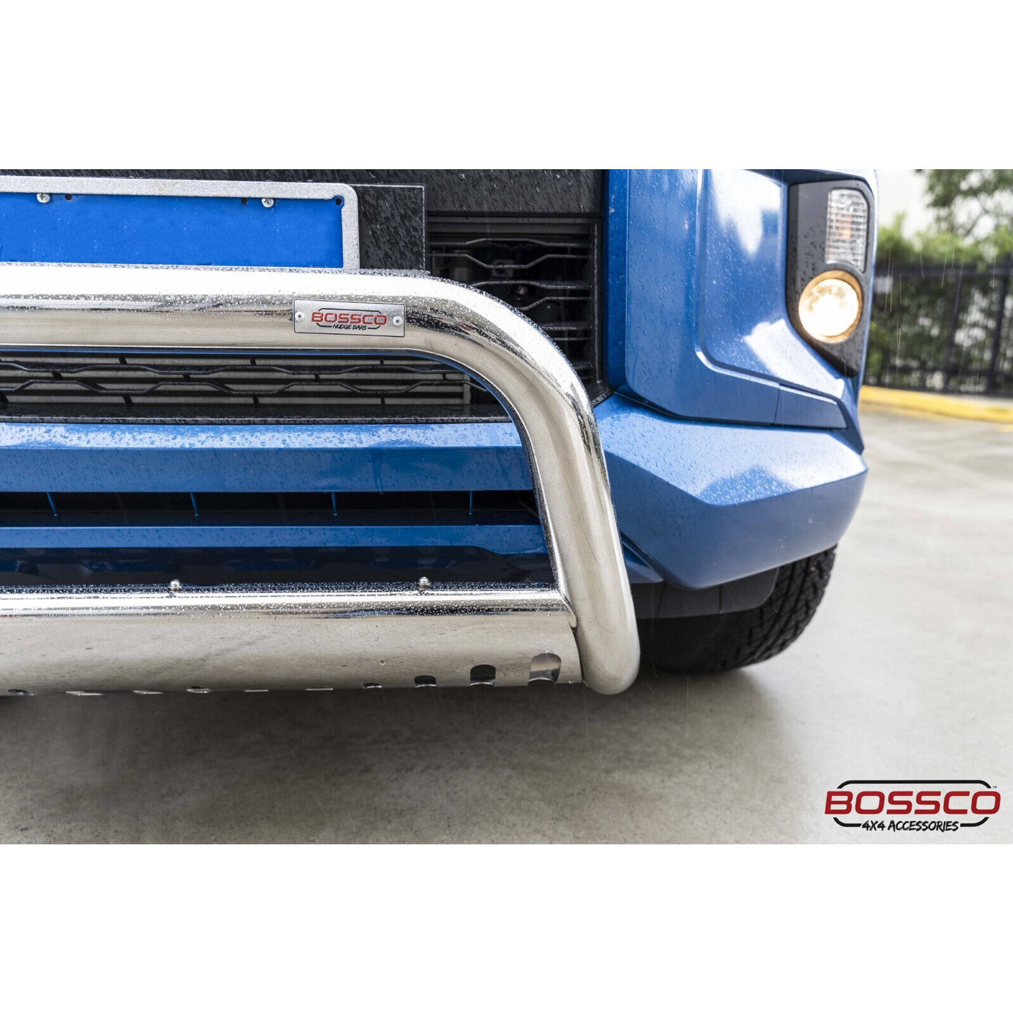 Polished Stainless Steel Nudge Bar Suitable for Mitsubishi Triton MR Series 2018-2023