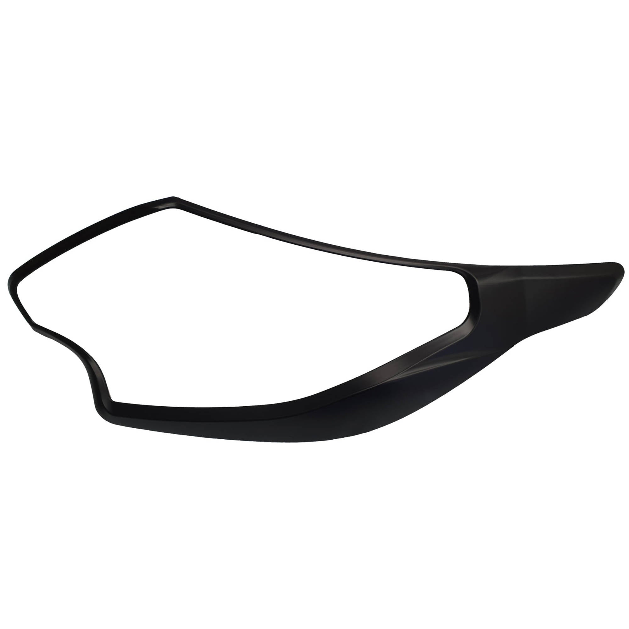 Front Black Headlight Head Light Trim Covers Suitable For Mitsubishi Triton MQ 2015-2019