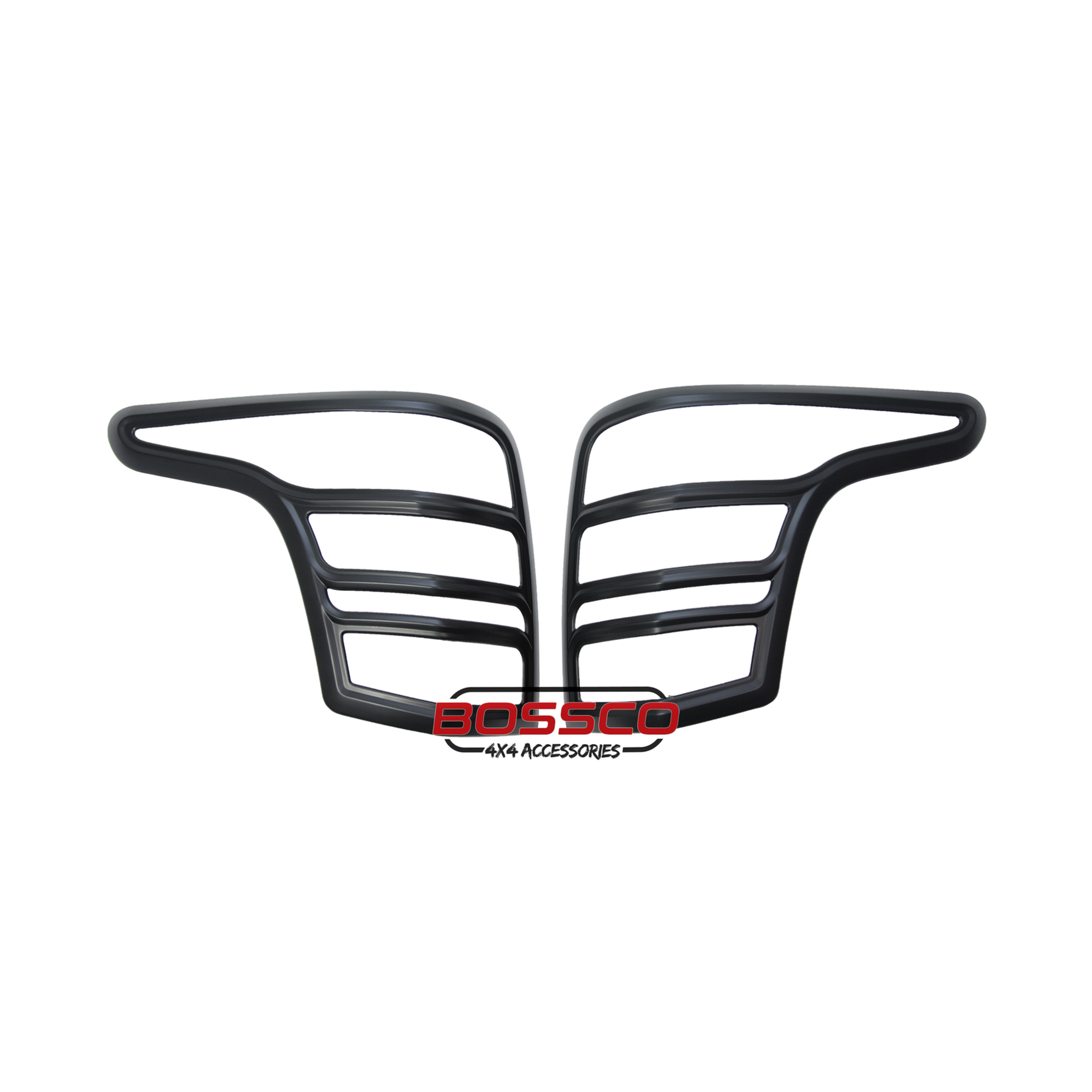 Rear Black Taillight Tail Light Trim Covers Suitable For Mitsubishi Triton MQ 2015-2019