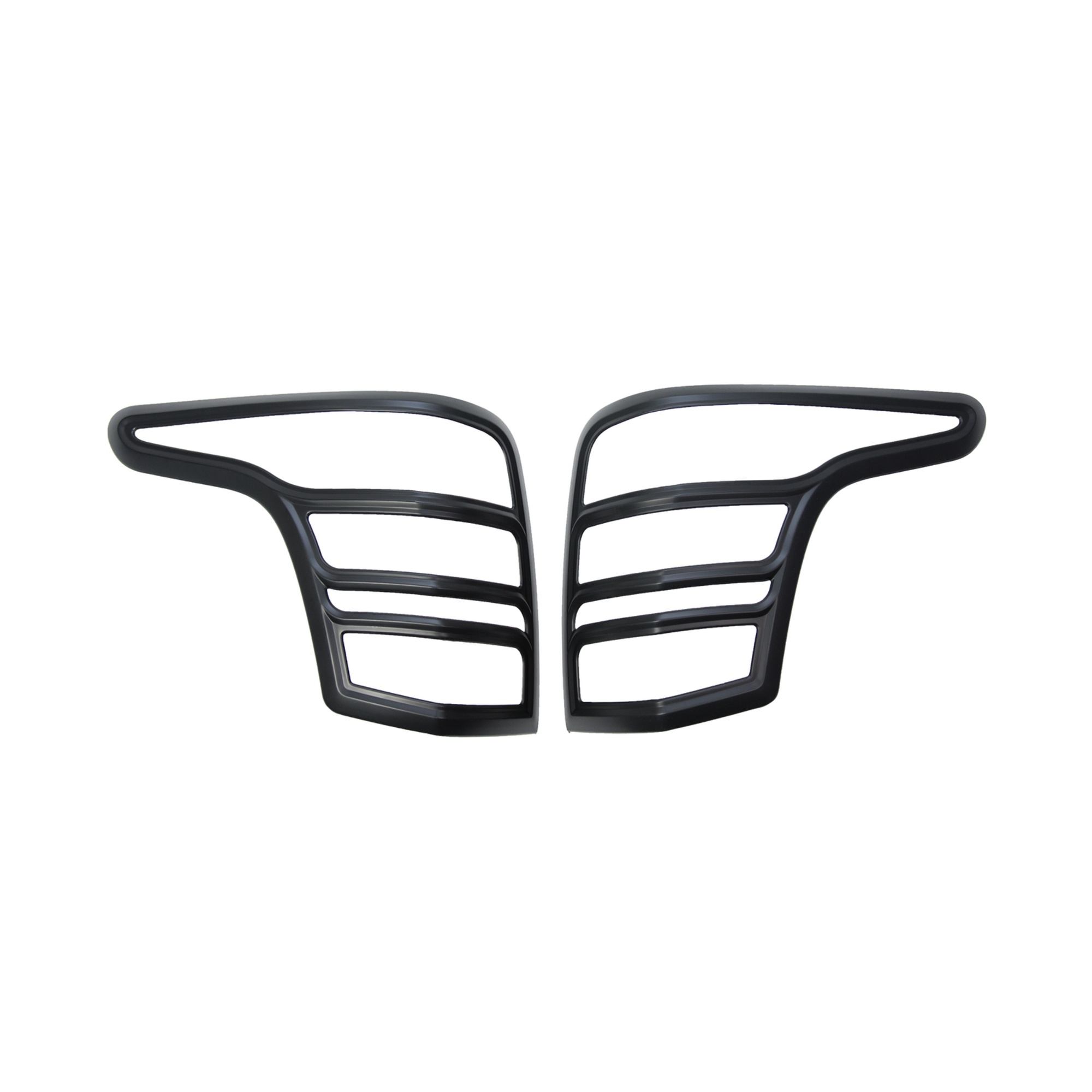 Rear Black Taillight Tail Light Trim Covers Suitable For Mitsubishi Triton MQ 2015-2019