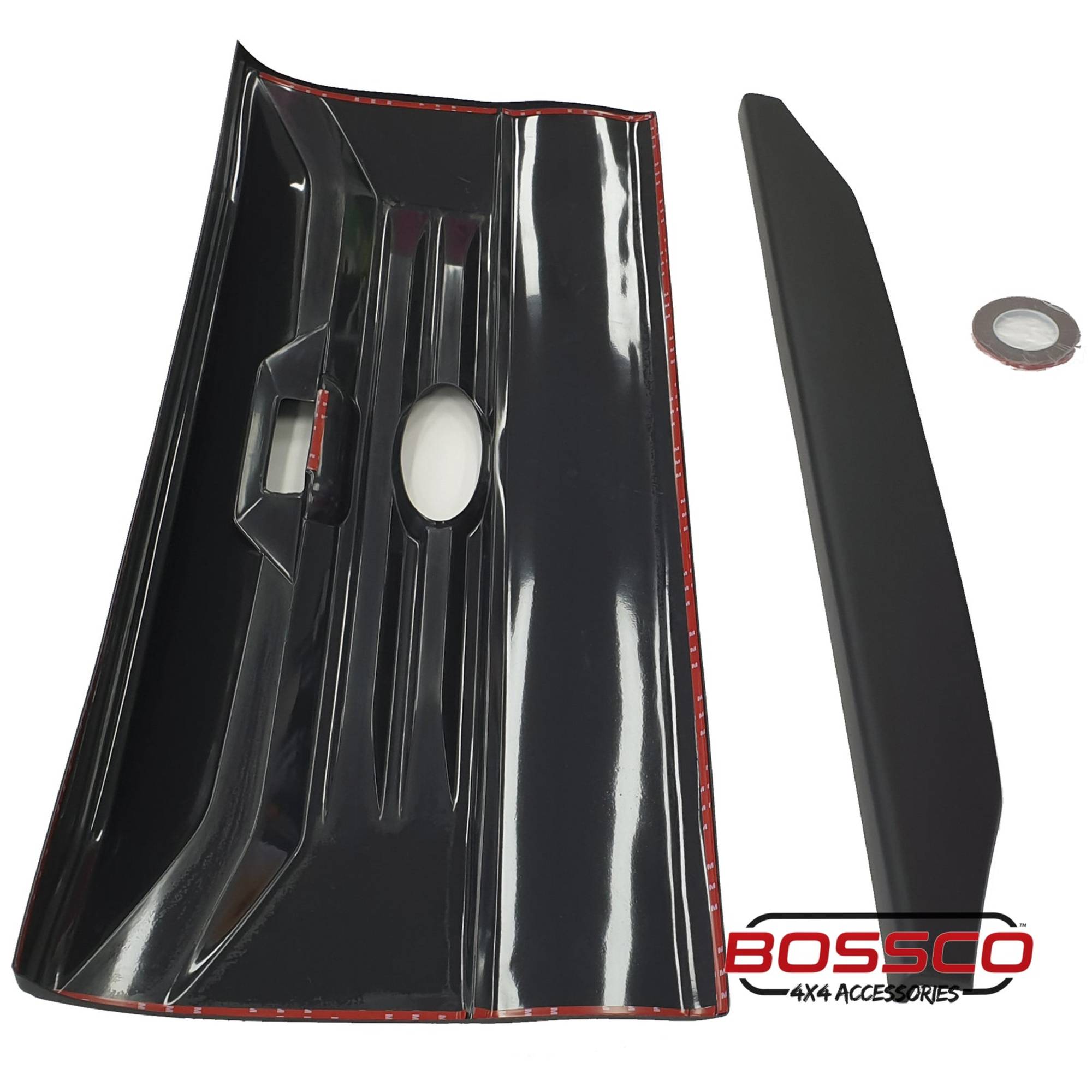 Black Rear Tail Gate Tailgate Cladding Trim Cover Cover Suitable For Ford Ranger PX 2012-2022