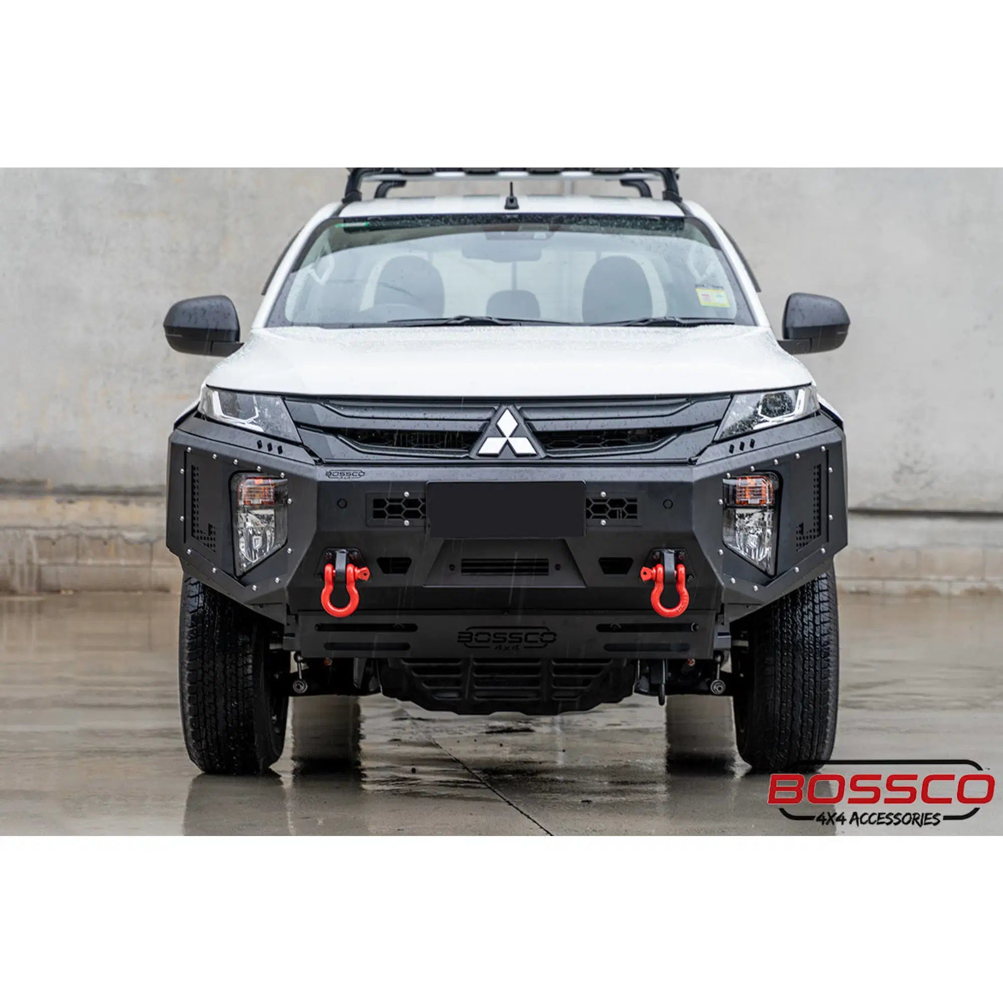 Monster No Loop Bull Bar for Mitsubishi Triton MR 2019-2023 | Full Bumper Replacement