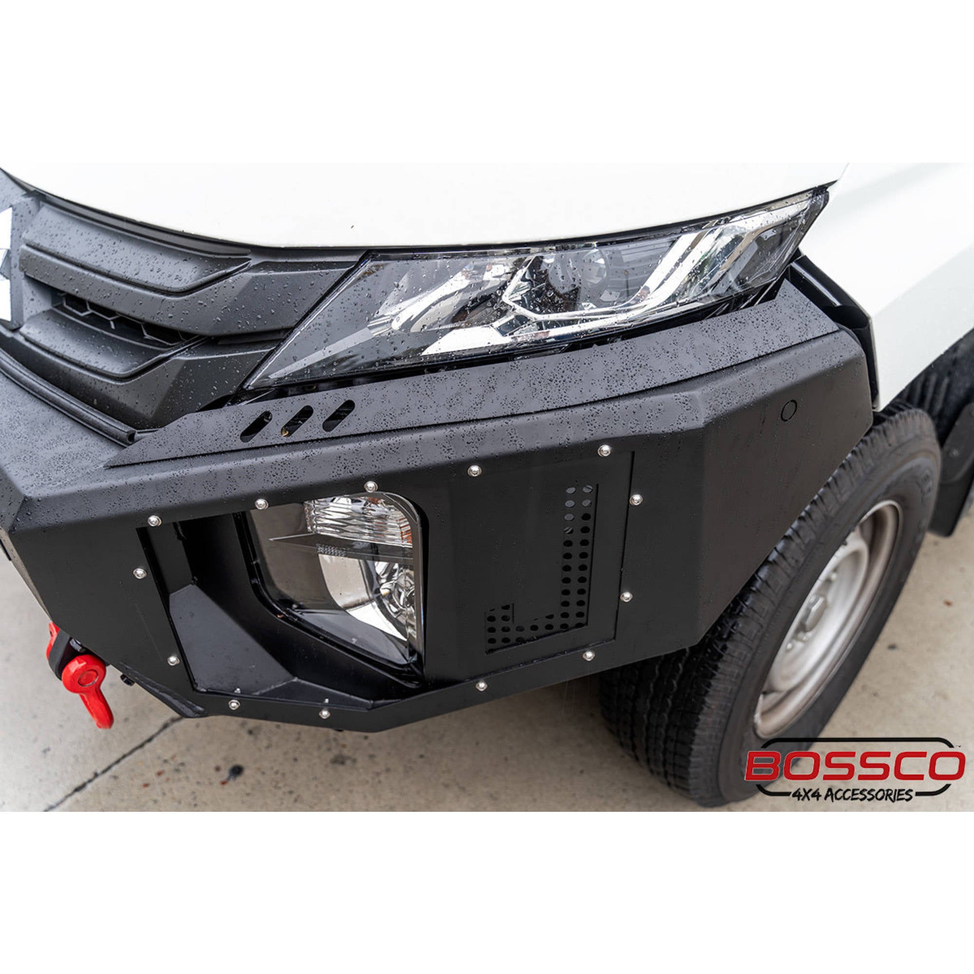 MONSTER No Loop Full Bumper Replacement Bullbar Suitable For Mitsubishi Triton 19-23 UPDATED