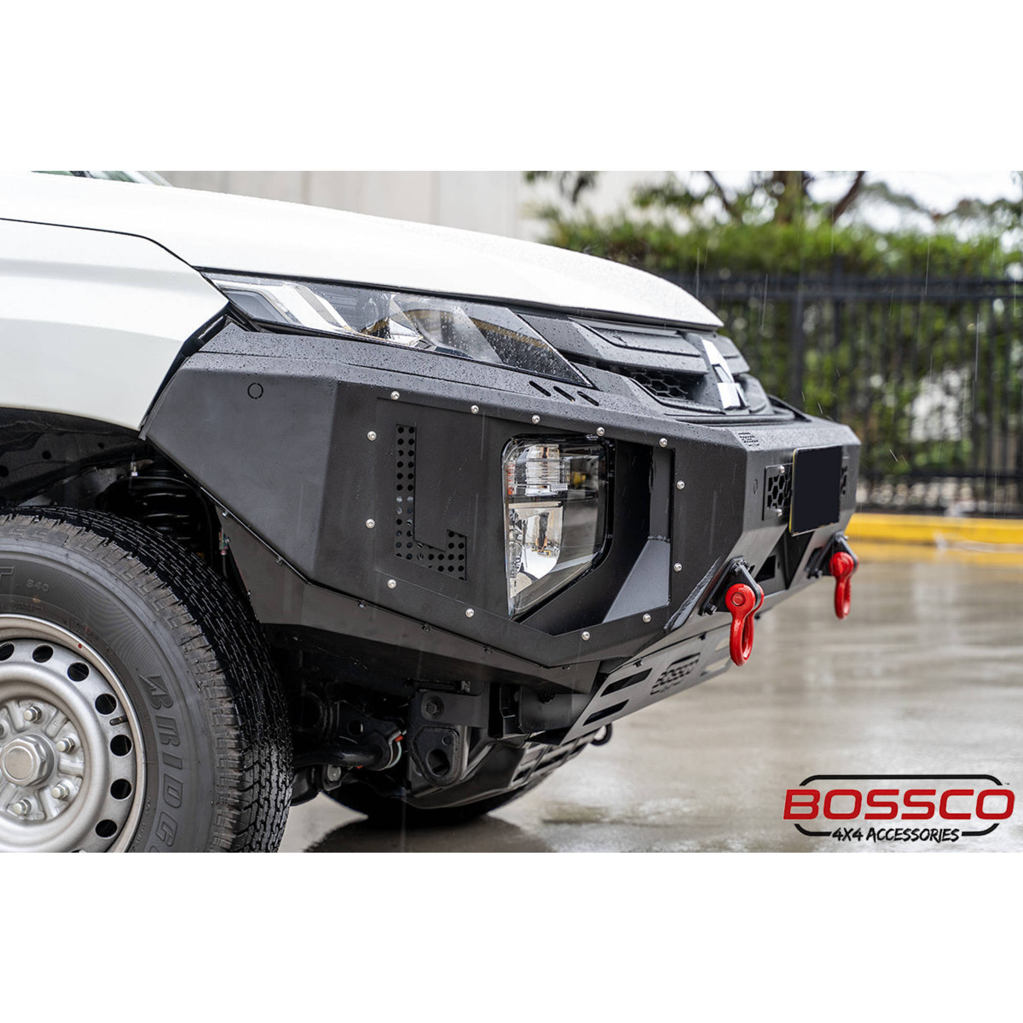 MONSTER No Loop Full Bumper Replacement Bullbar Suitable For Mitsubishi Triton 19-23 UPDATED