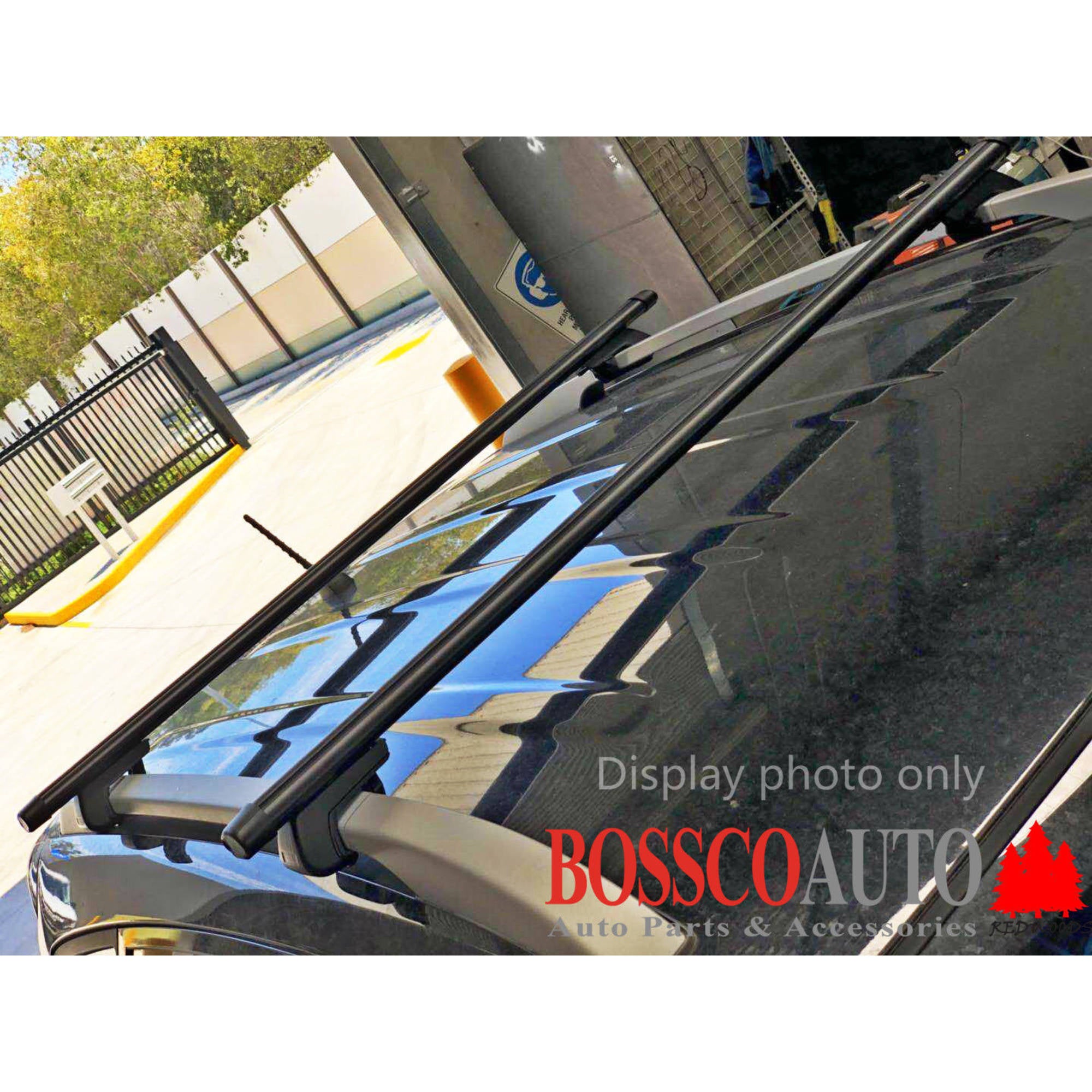 Black Universal 53" Claw-Style Roof Racks Suitable with Roof Rails