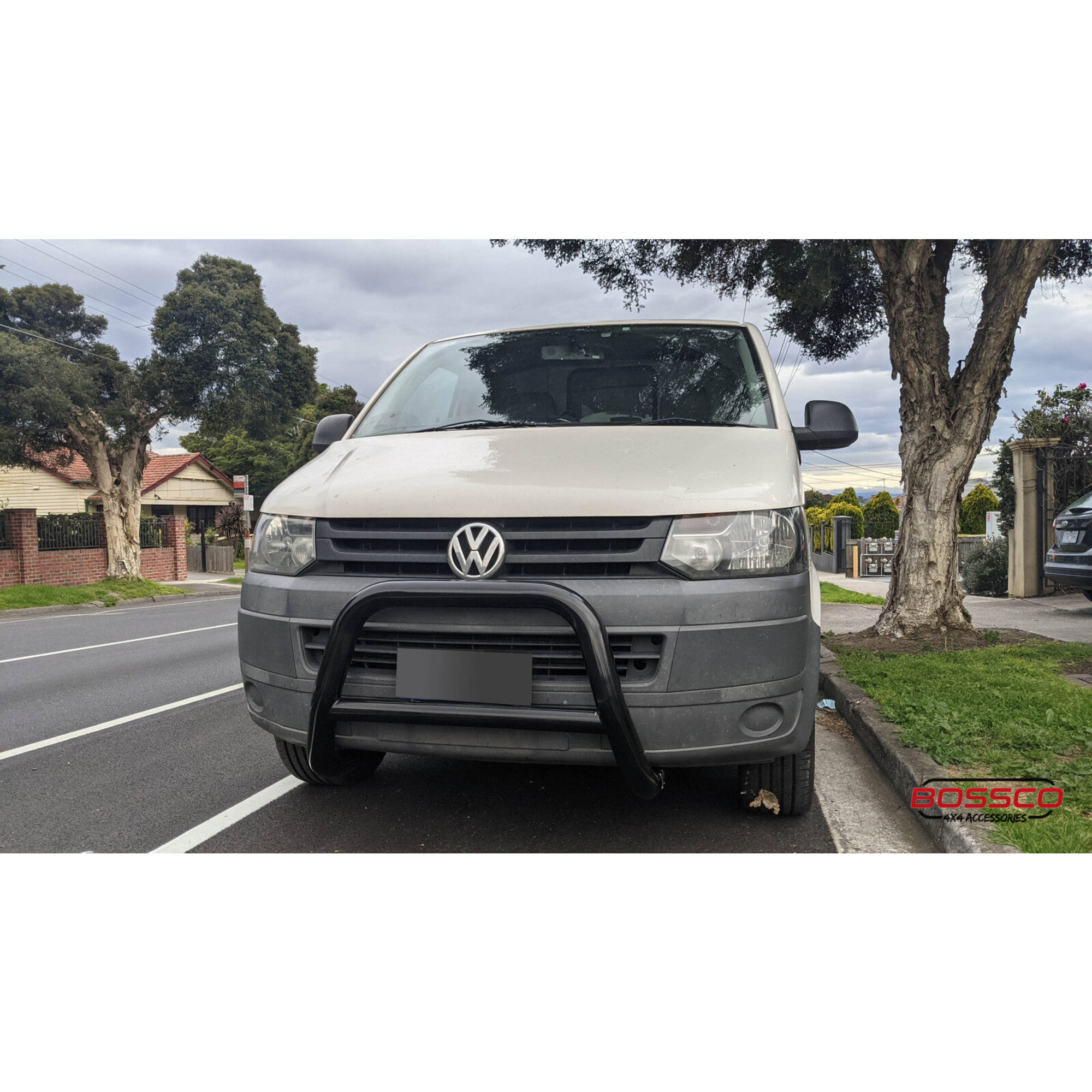 Black Nudge Bar Suitable For Volkswagen Transporter T5 2009-2015