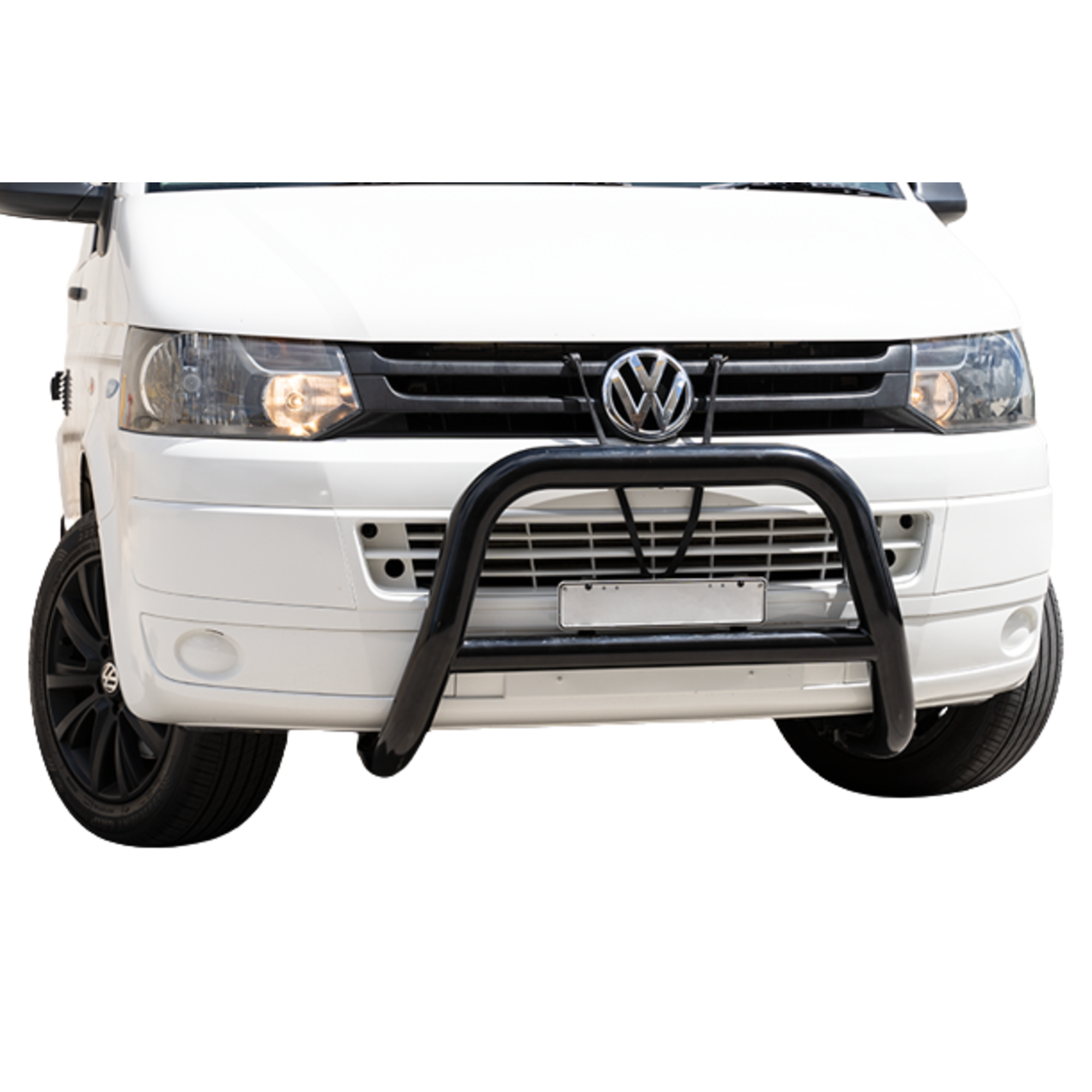 Black Nudge Bar Suitable For Volkswagen Transporter T5 2009-2015