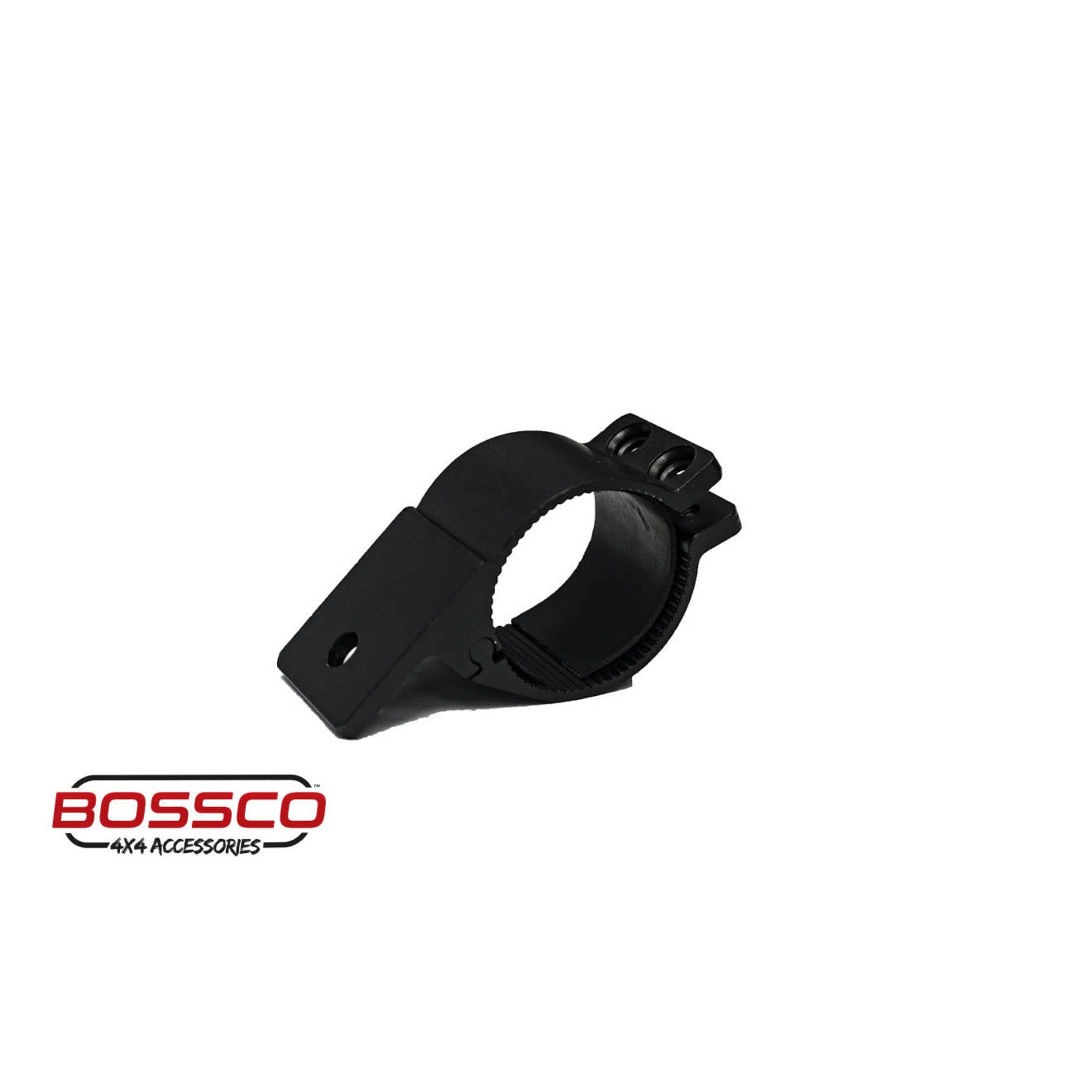 2" (48-53mm) LED Light | Aerial | UHF Antenna Clamp Bracket - BLACK