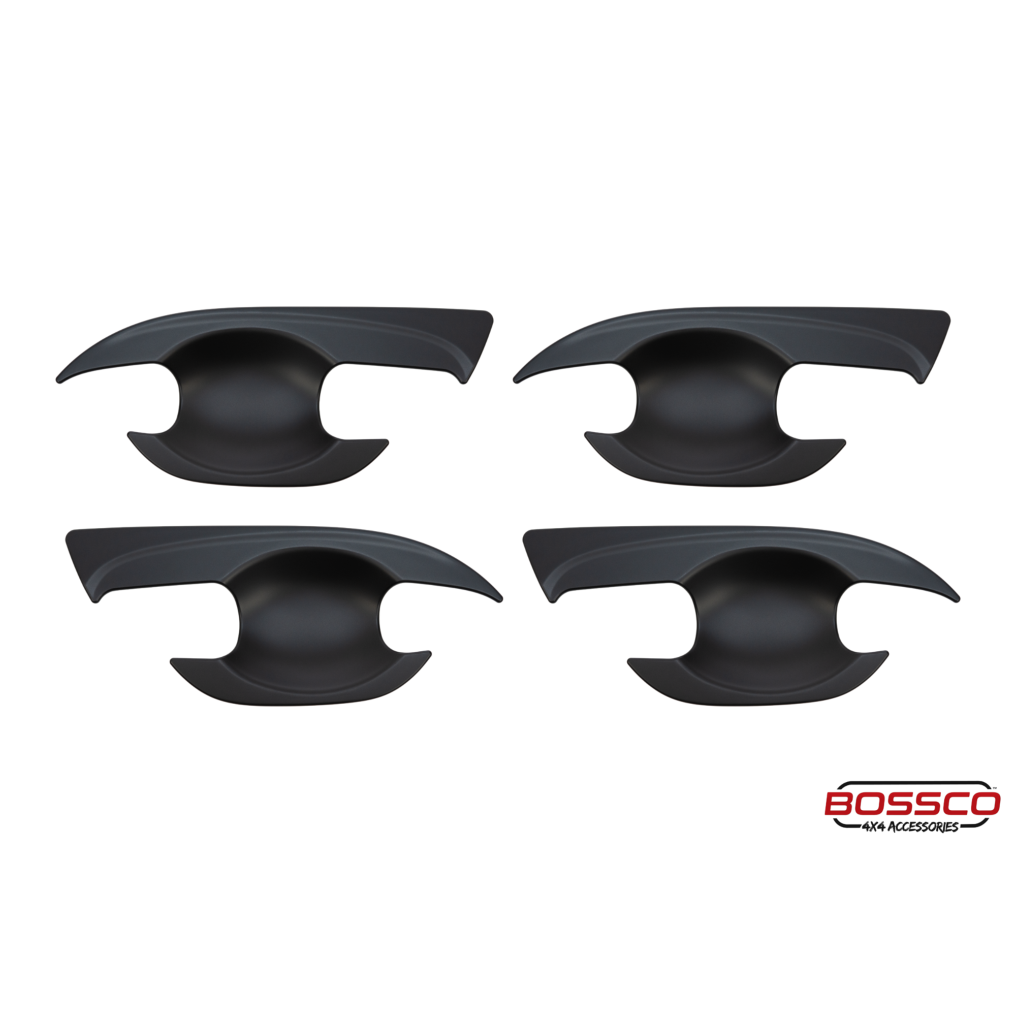 Black Door Handle Bowl Covers Protectors Suitable For Nissan Navara NP300 2015-2020
