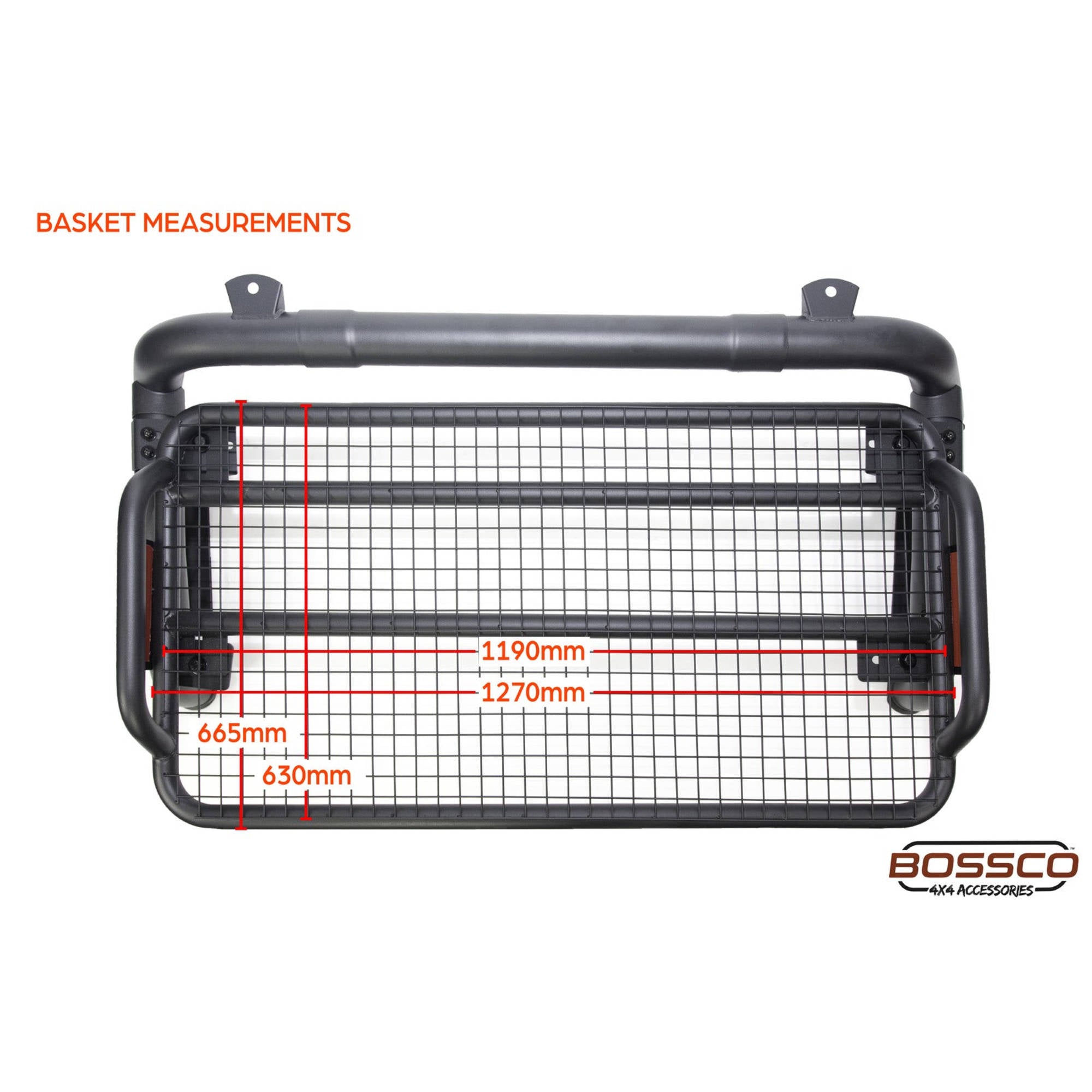 Loaded Sports Bar V2 with Roof Basket | Flat base for tubs | Universal for most tubs