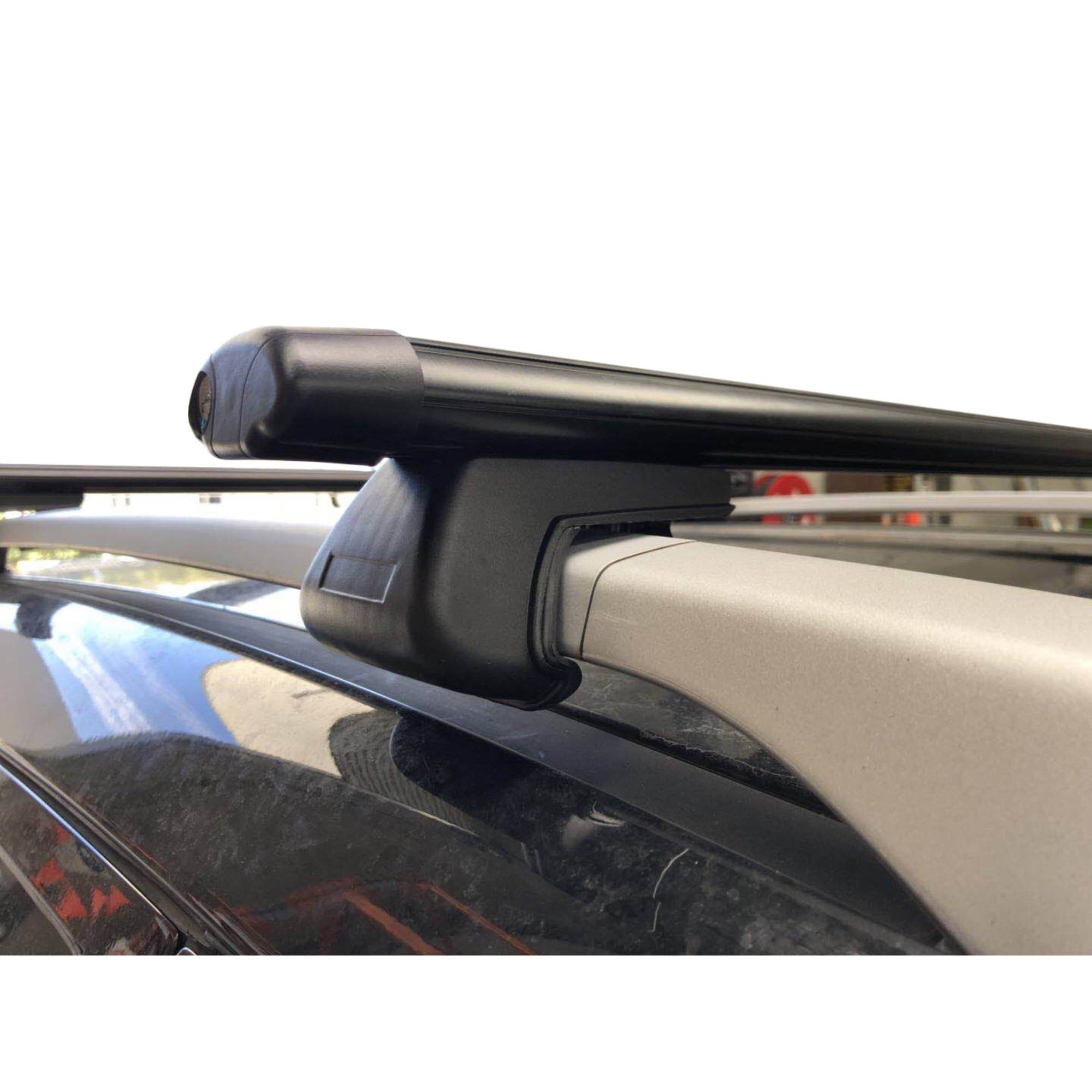 Black Universal 48" Claw-Style Roof Racks Suitable with Roof Rails