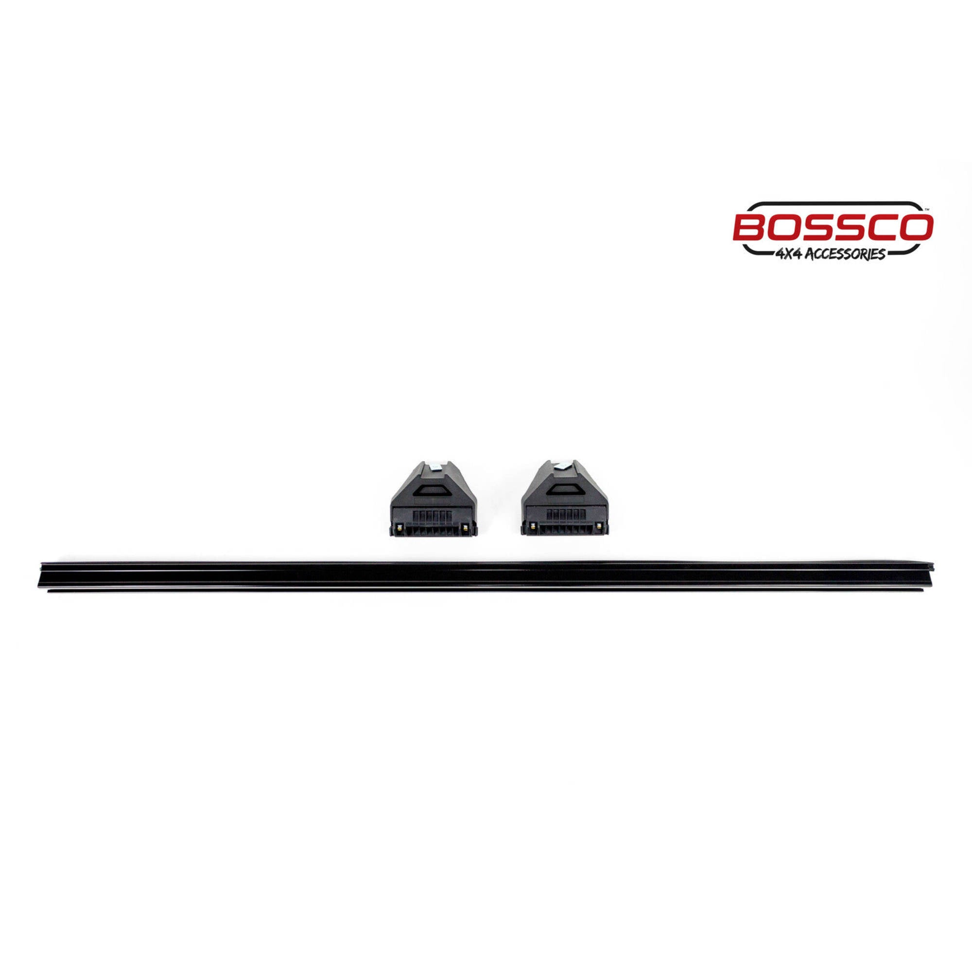 Black Heavy Duty Low Mount Roof Racks Suitable For Toyota Hiace LWB 2005-2019 - 2 bars