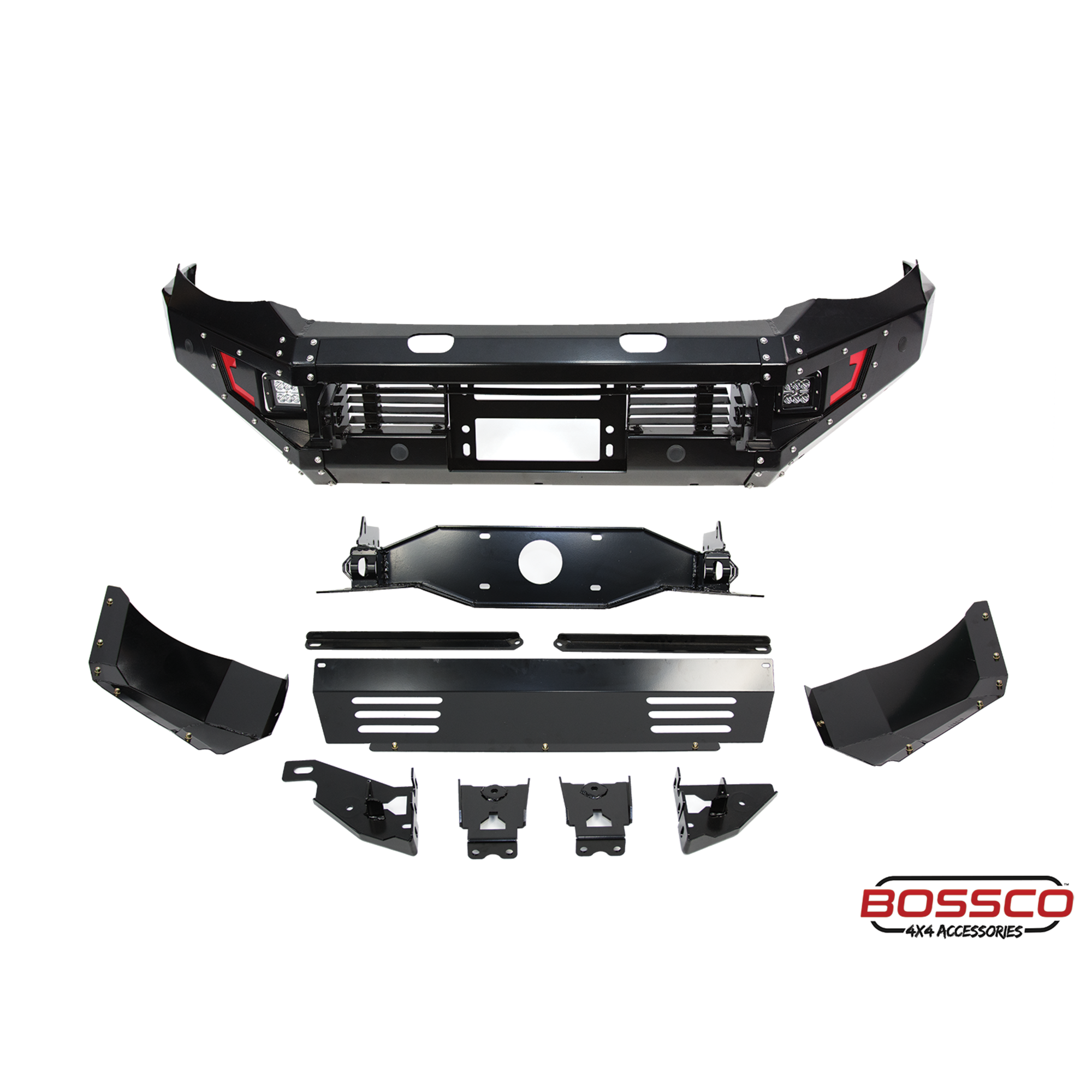 Full Bumper Replacement Steel No Loop Bullbar Suitable For Ford Ranger PX 2012-2015