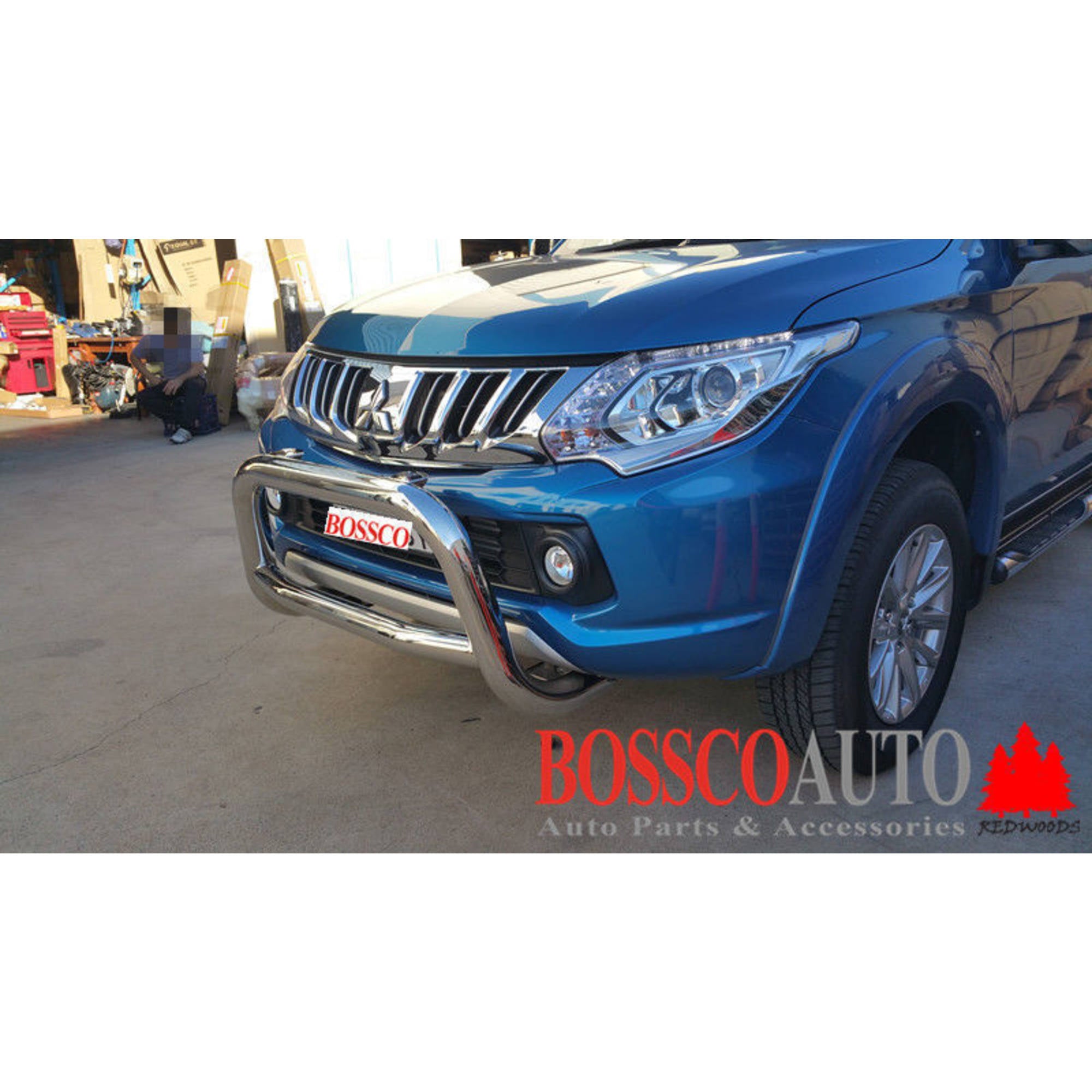 Stainless Steel Nudge Bar suitable for Mitsubishi Triton 2015-2019 - FACTORY SECONDS