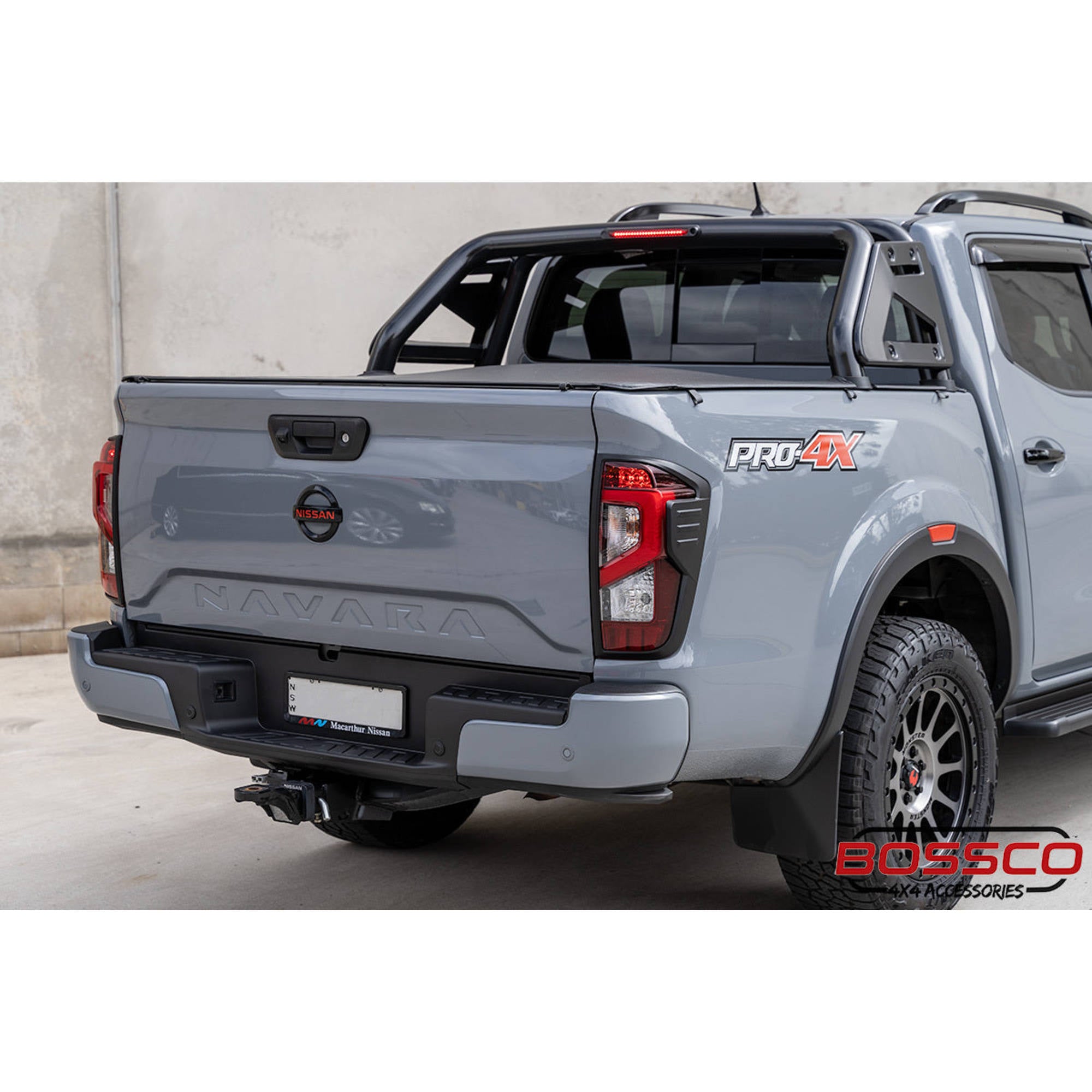 Rear Black Taillight Tail Light Trim Covers Suitable For Nissan Navara NP300 Facelift 2021-2024
