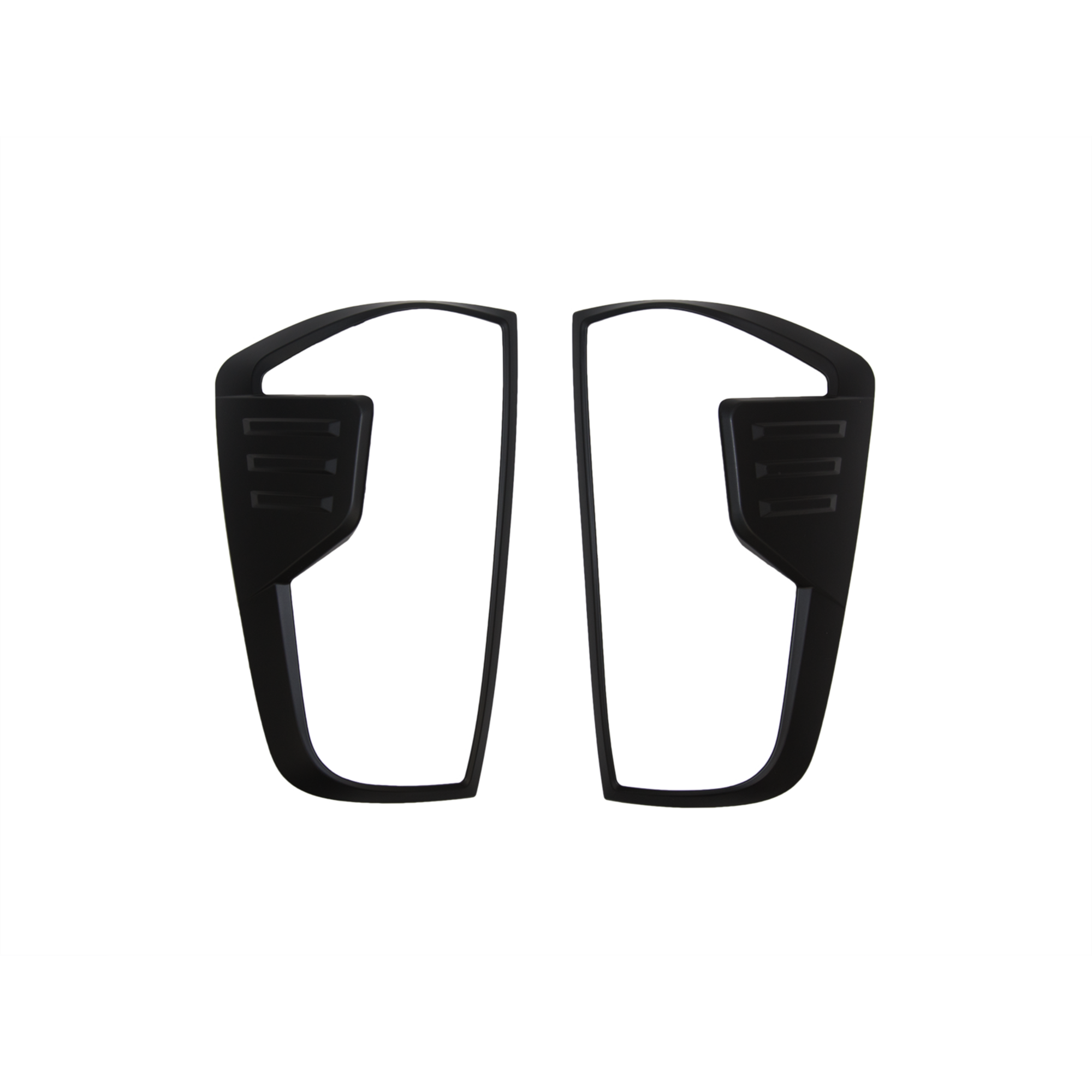 Rear Black Taillight Tail Light Trim Covers Suitable For Nissan Navara NP300 Facelift 2021-2024