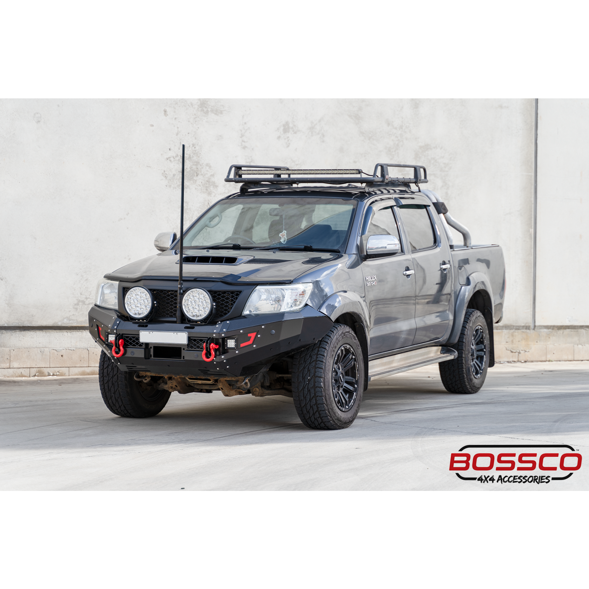 Front Black Mesh Grille Suitable For Toyota Hilux 2012-2015