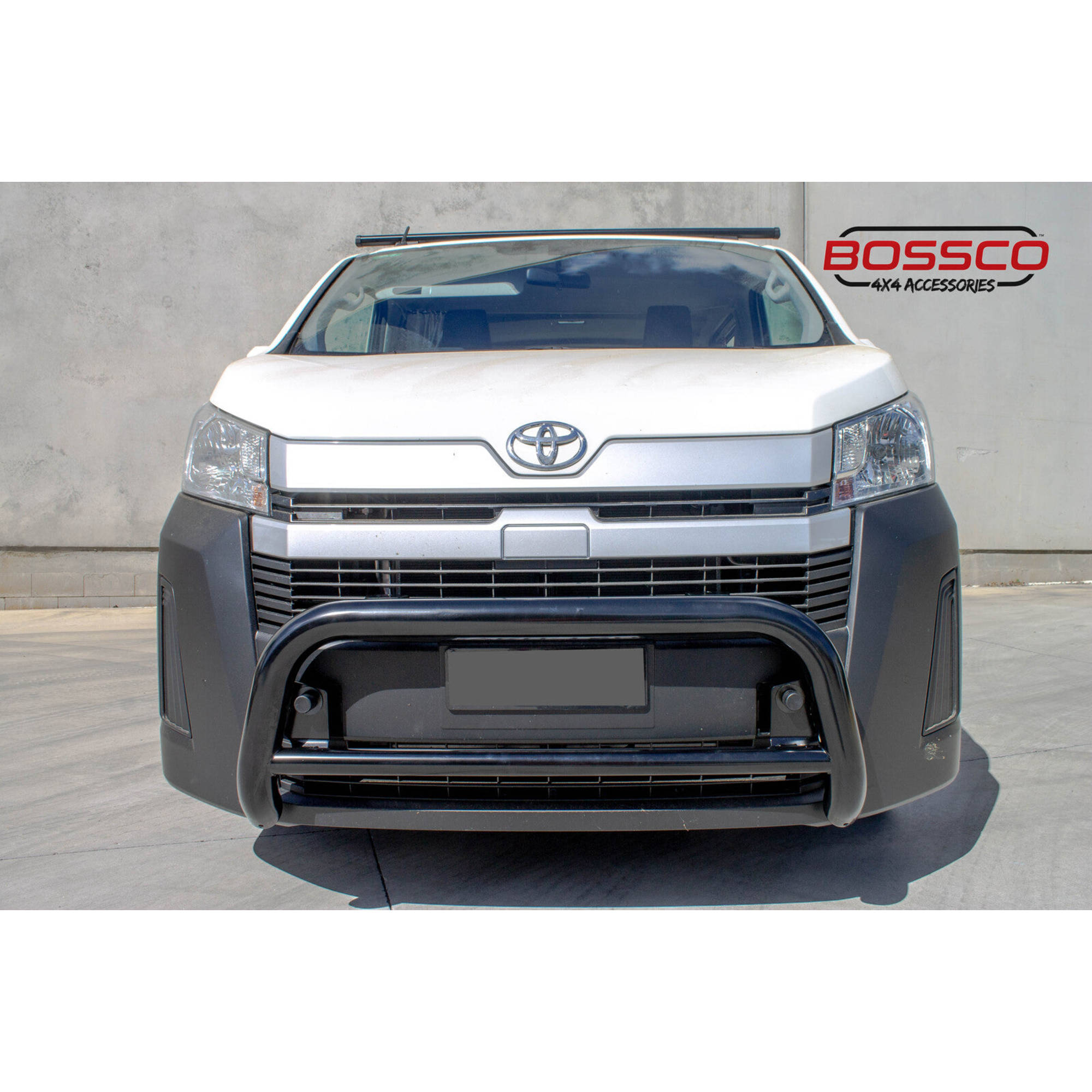 Black Nudge Bar Suitable For Toyota Hiace SLWB 2019-2023