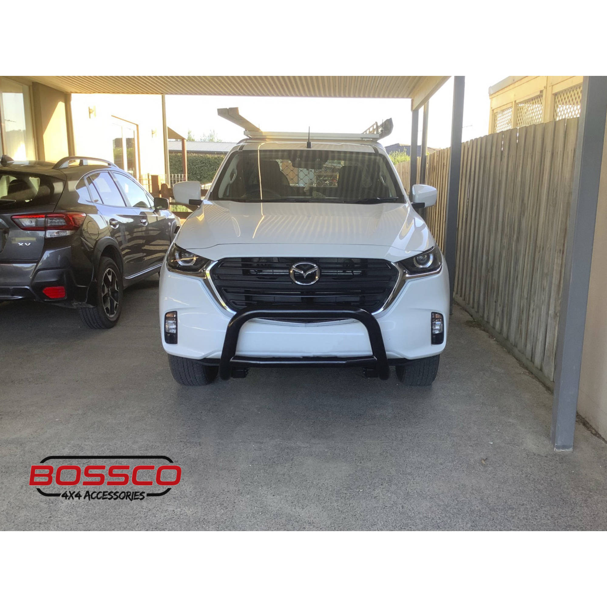 Black Low Nudge Bar suitable for Mazda BT-50 TF 2020-2024