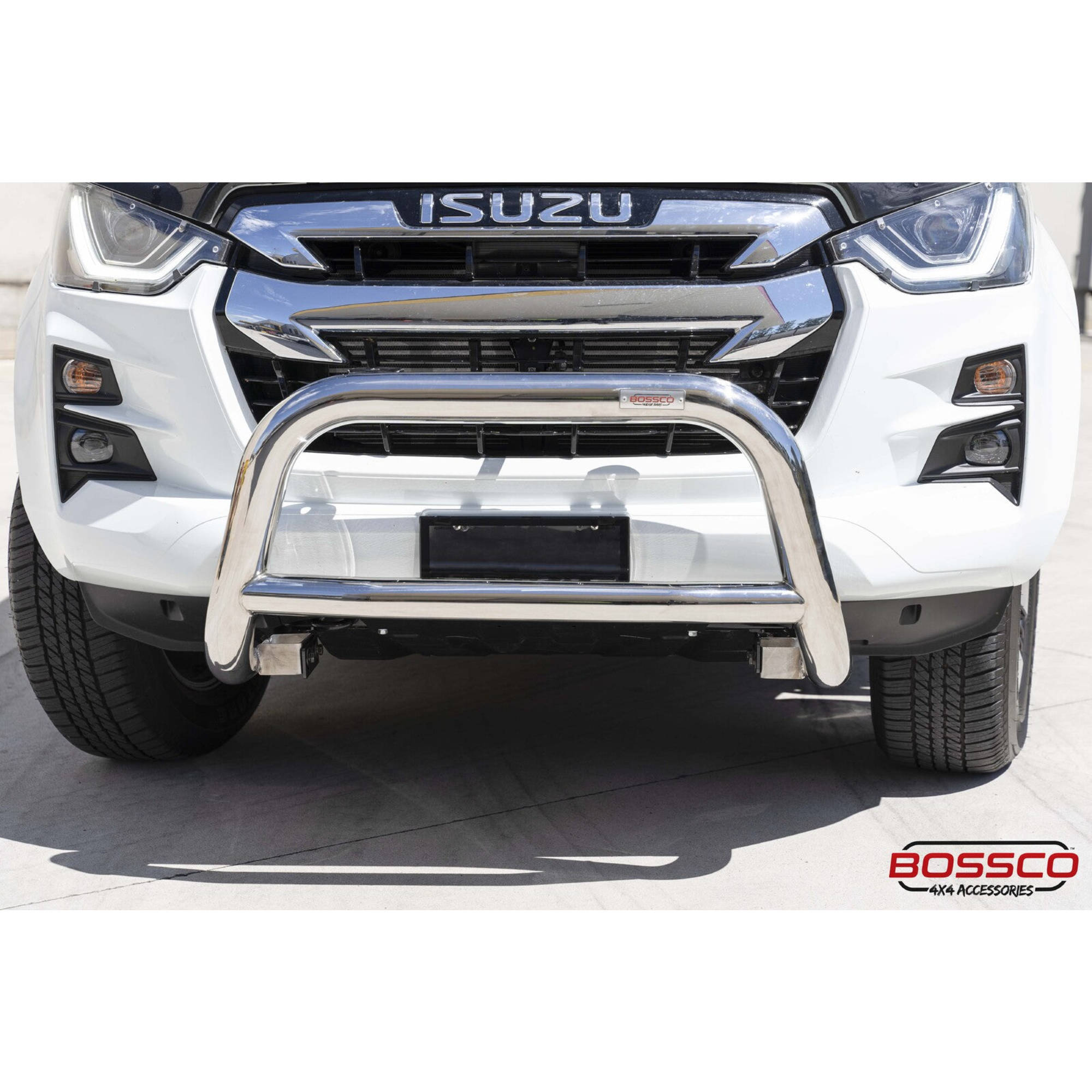 Stainless Steel Low Nudge bar suitable for Isuzu D-MAX 2020 - 2024