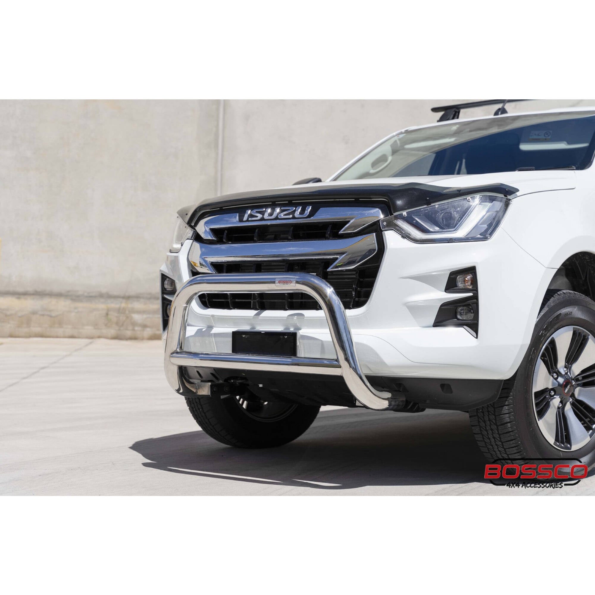 Stainless Steel Low Nudge bar suitable for Isuzu D-MAX 2020 - 2024