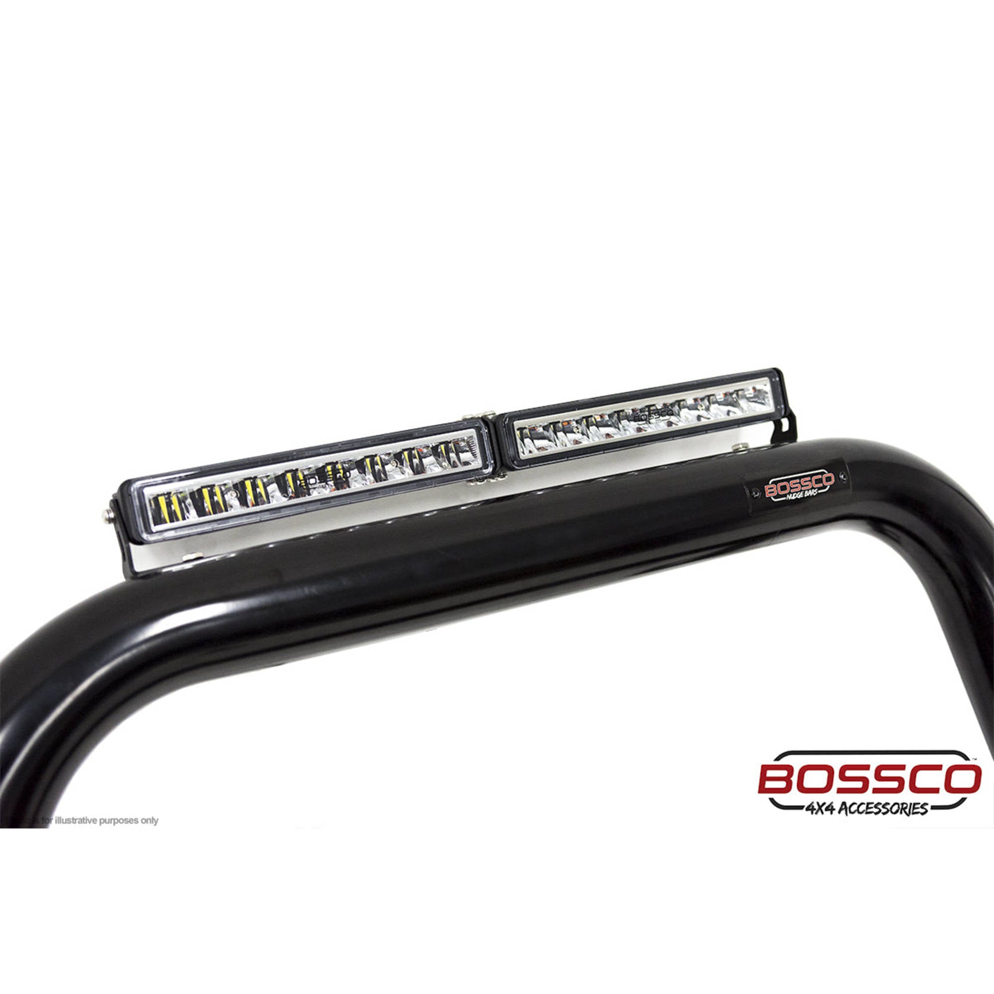 2x Modular 10" Single Row LED Light Bars w/ Wiring Harness | 4200 Lumens Each | Fitted with Osram LEDs