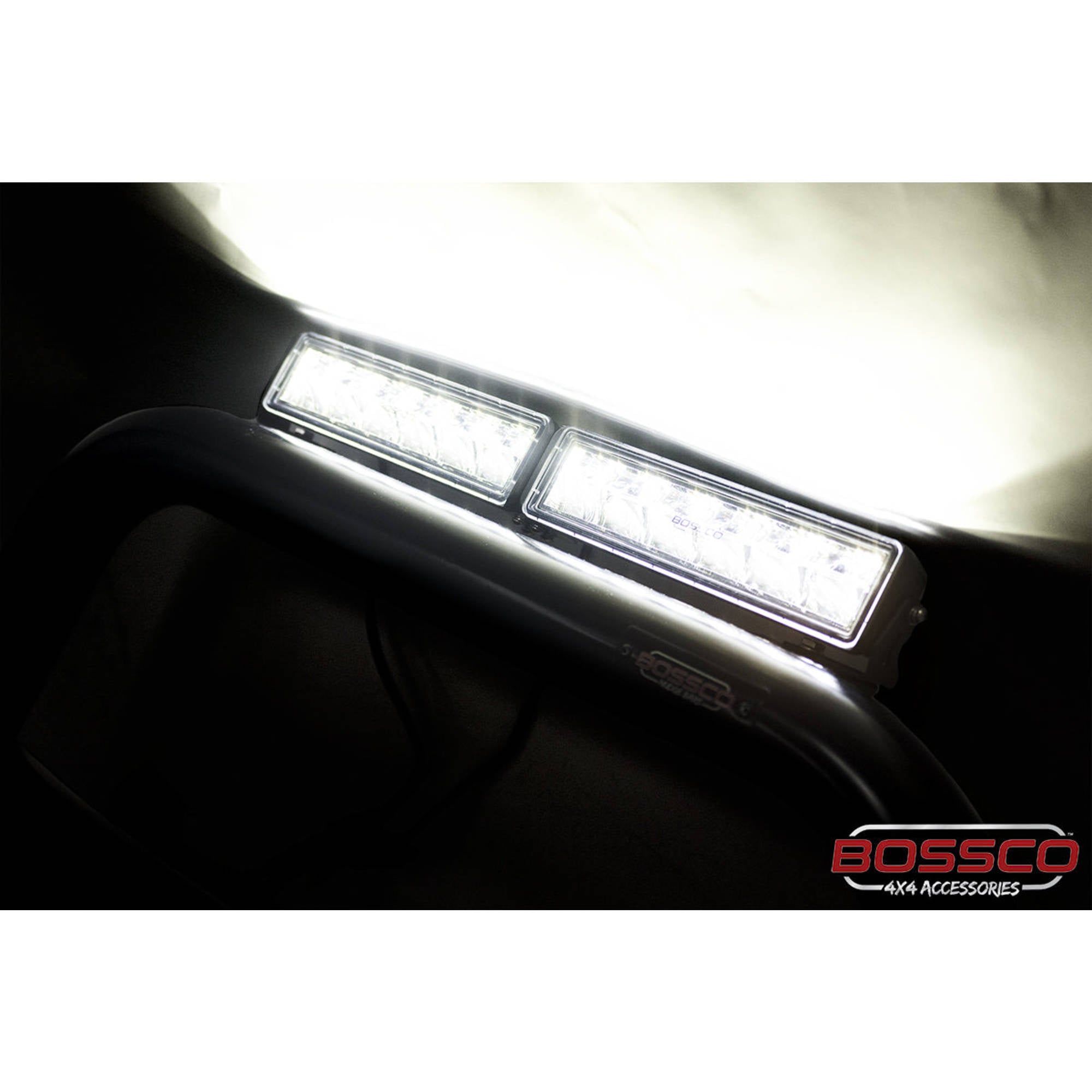 2x Modular 10" Double Row LED Light Bars w/ Wiring Harness | 5560 Lumens Each | Fitted with Osram LEDs