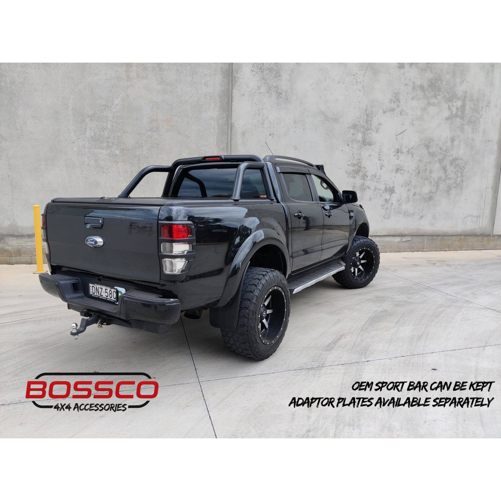 Black Manual Roller Shutter Suitable For Ford Raptor 2017-2022