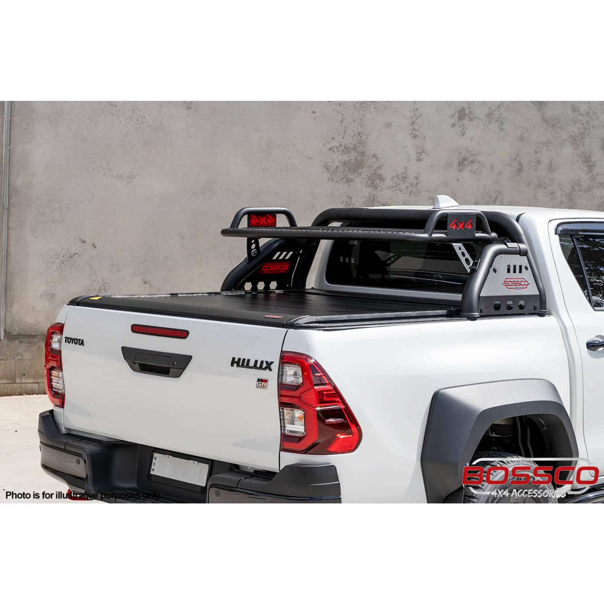 Electric Retractable Roller Shutter Tonneau Lid Suitable For Toyota Hilux 2015-2024