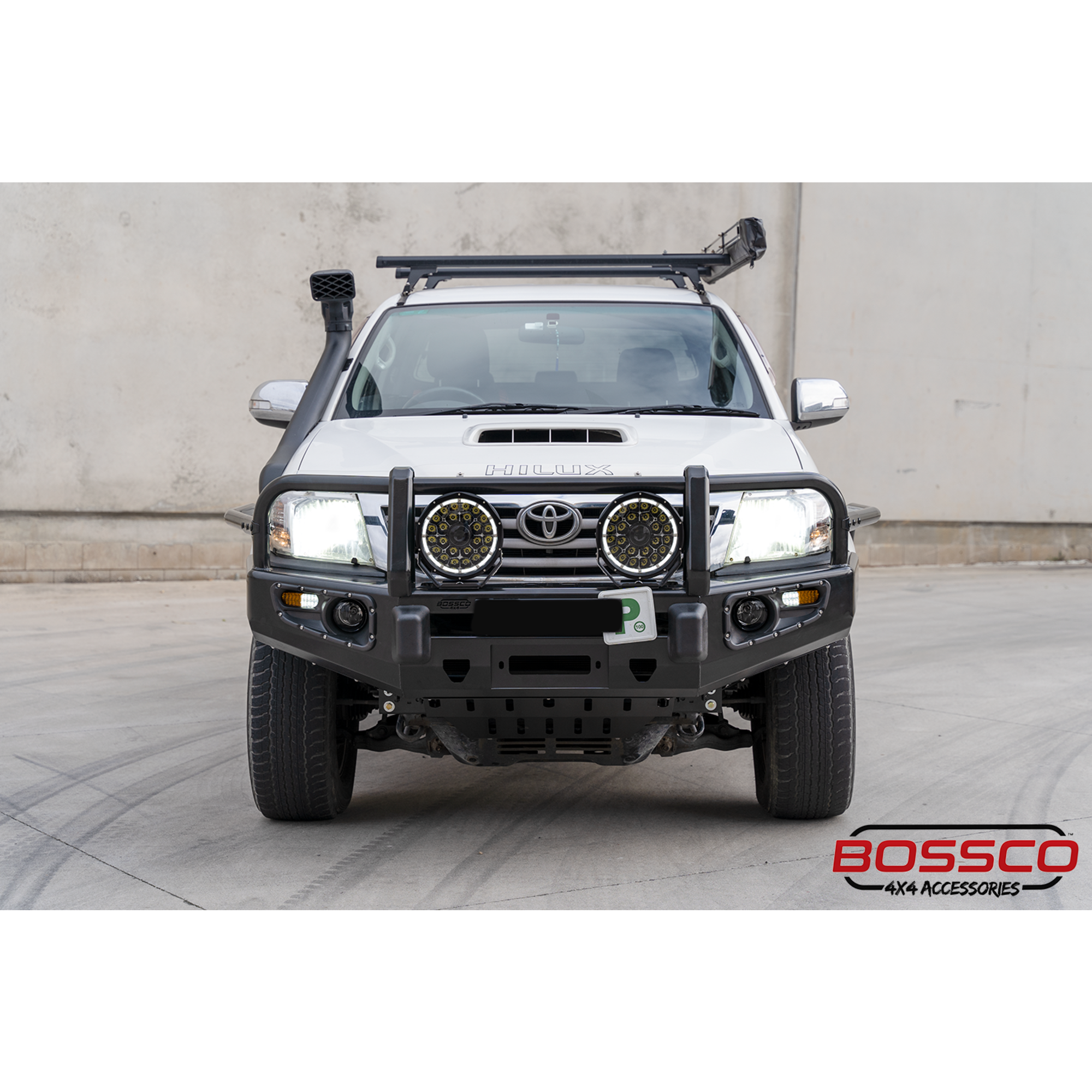 Triple Loop Full Bumper Replacement Bull bar Suitable For Toyota Hilux N70 2012-2015