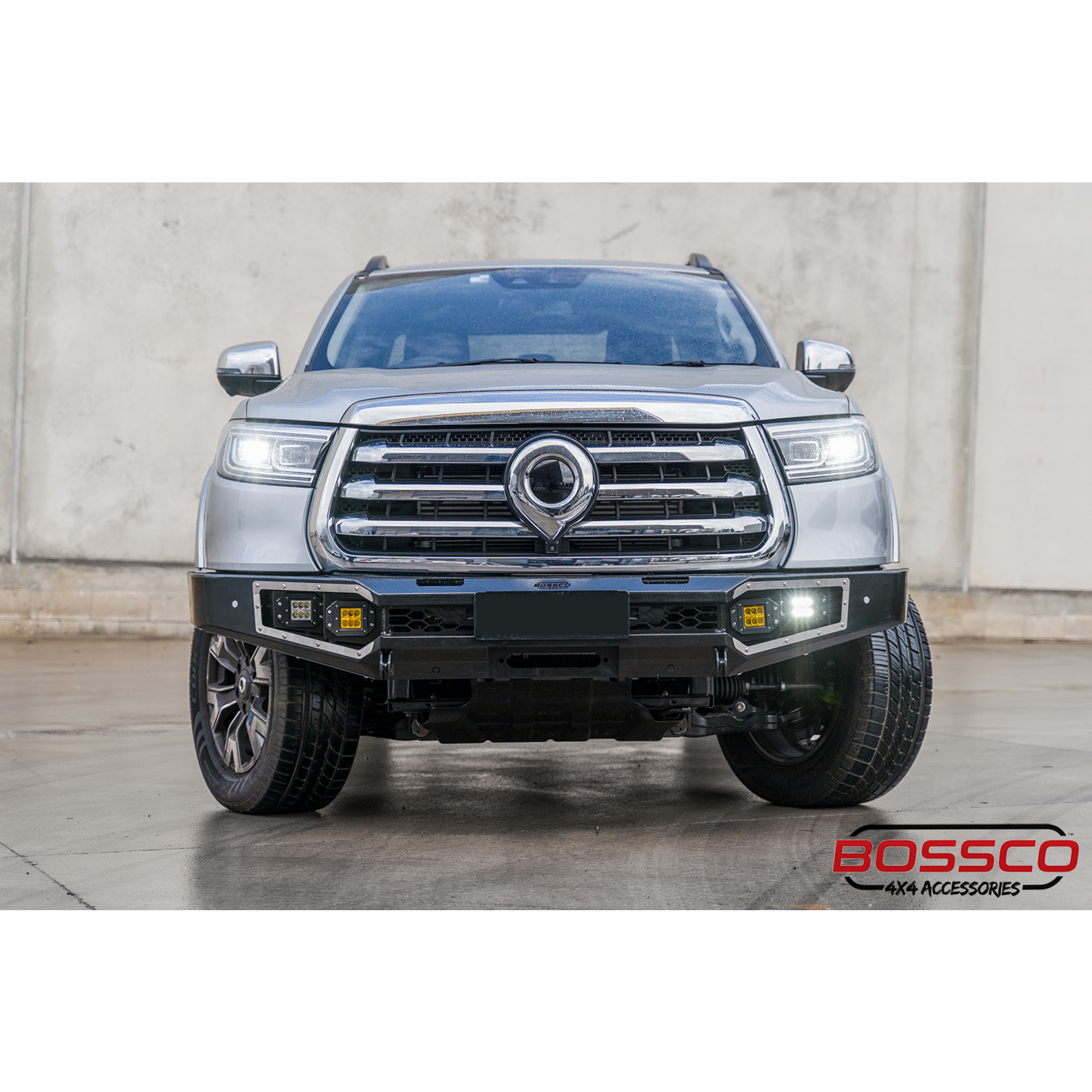 Monster No Loop Full Bumper Replacement Bullbar Suitable For GWM Great Wall Cannon NPW 2020-2023