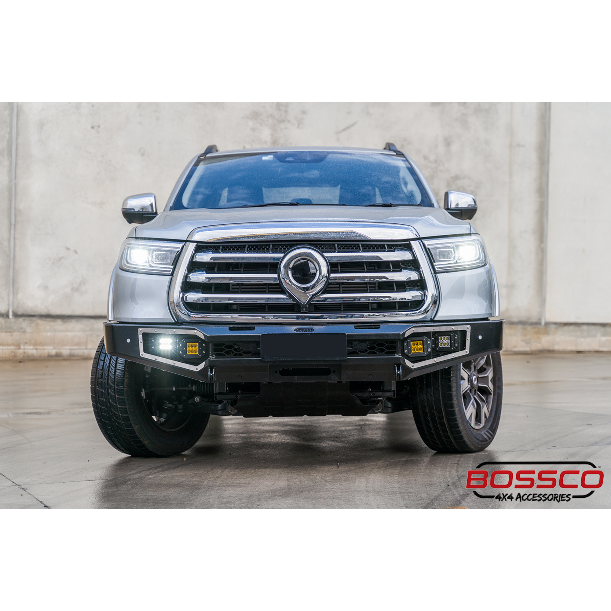 Monster No Loop Full Bumper Replacement Bullbar Suitable For GWM Great Wall Cannon NPW 2020-2023