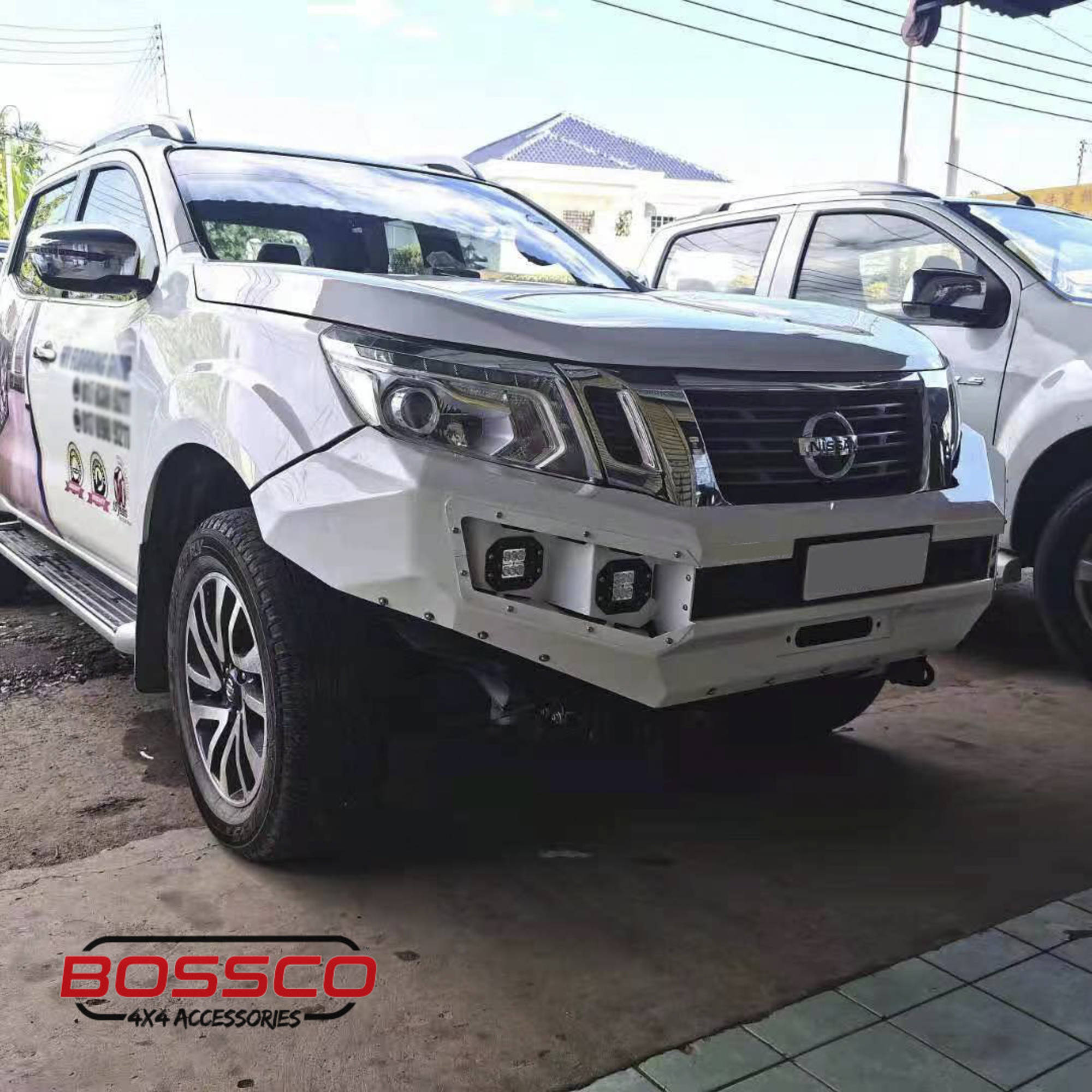 Monster No Loop Bull Bar Full Bumper Replacement Bullbar Suitable For Nissan Navara NP300 D23 2015-2020