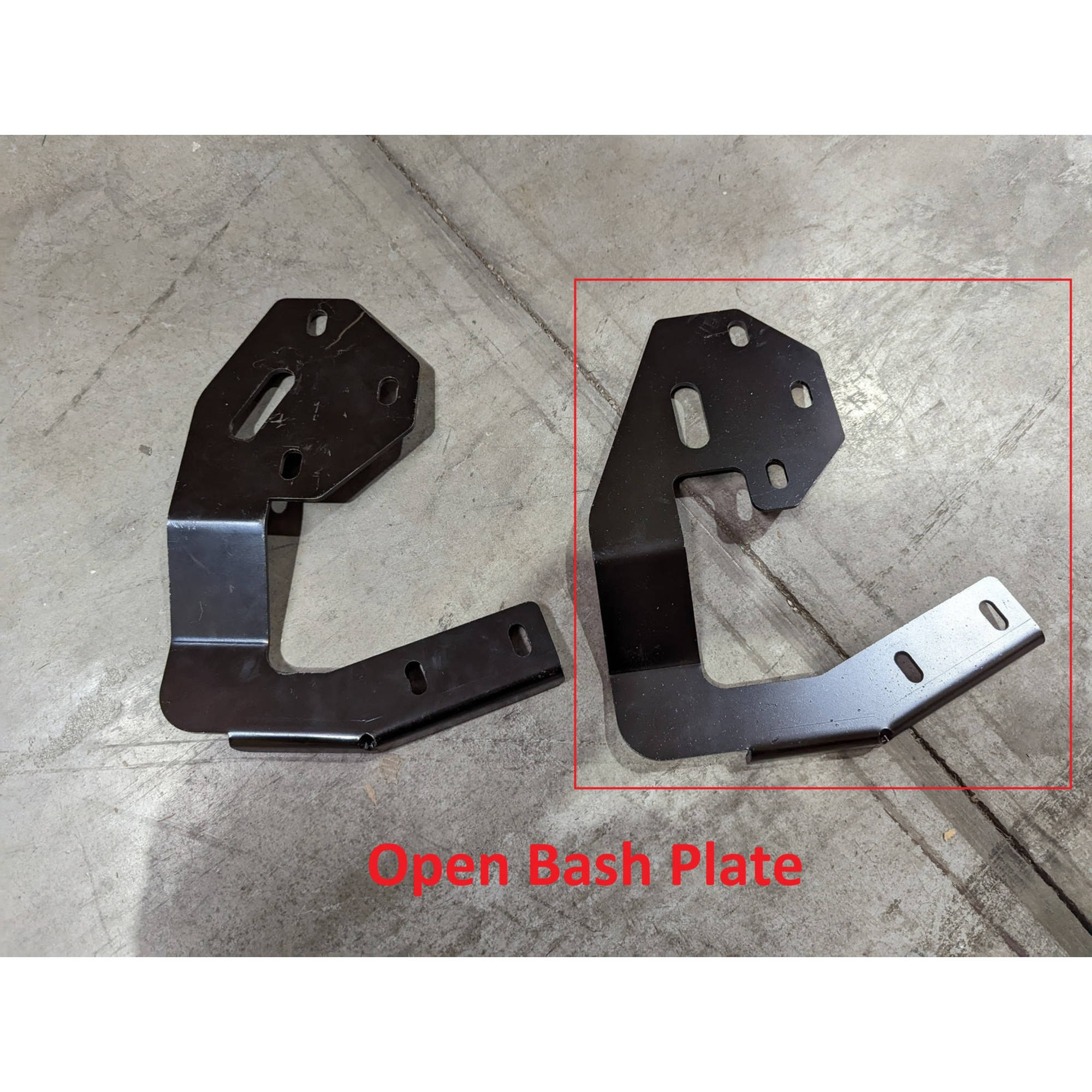 Bulldog Nudge Bar BRACKET Suitable For Volkswagen Amarok 2010-2019 - FOR OPEN BASH PLATE