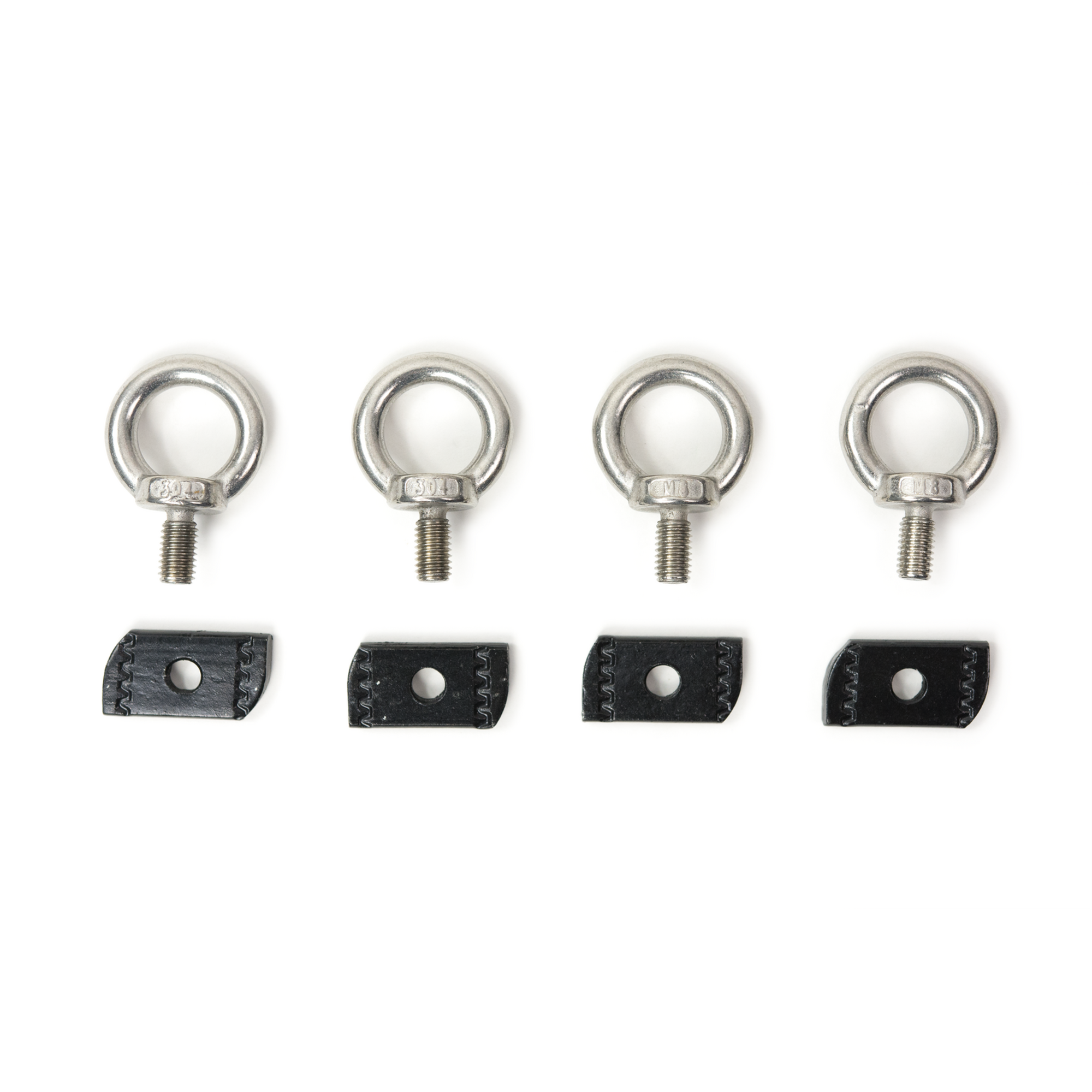 Eye bolt Tie Down Points Suitable For Aluminium Bossracks - set of 4 | For 20810A platforms