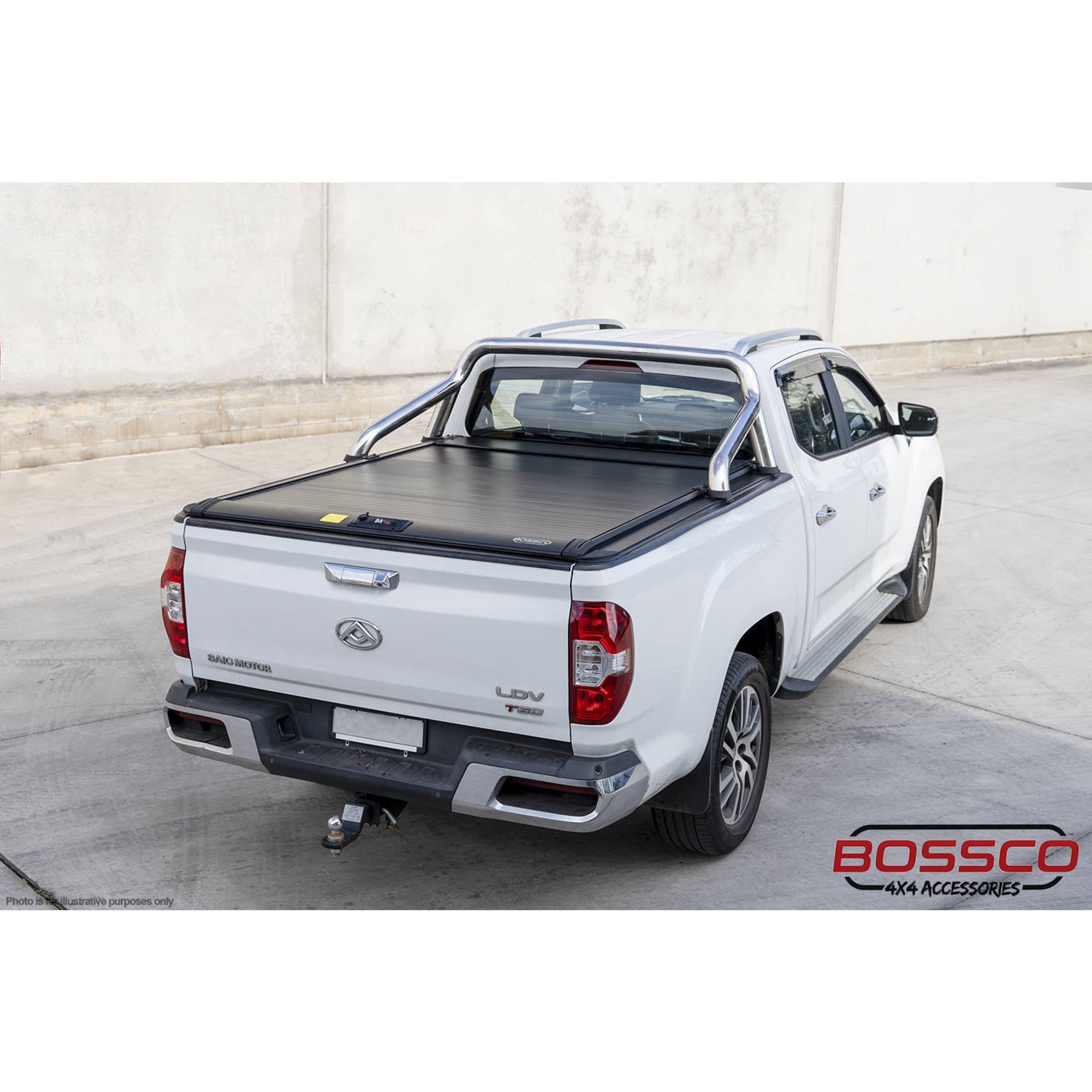 Electric Widened Side Track Roller Shutter Suitable For LDV T60 2016-2024 (Incl Megatub)