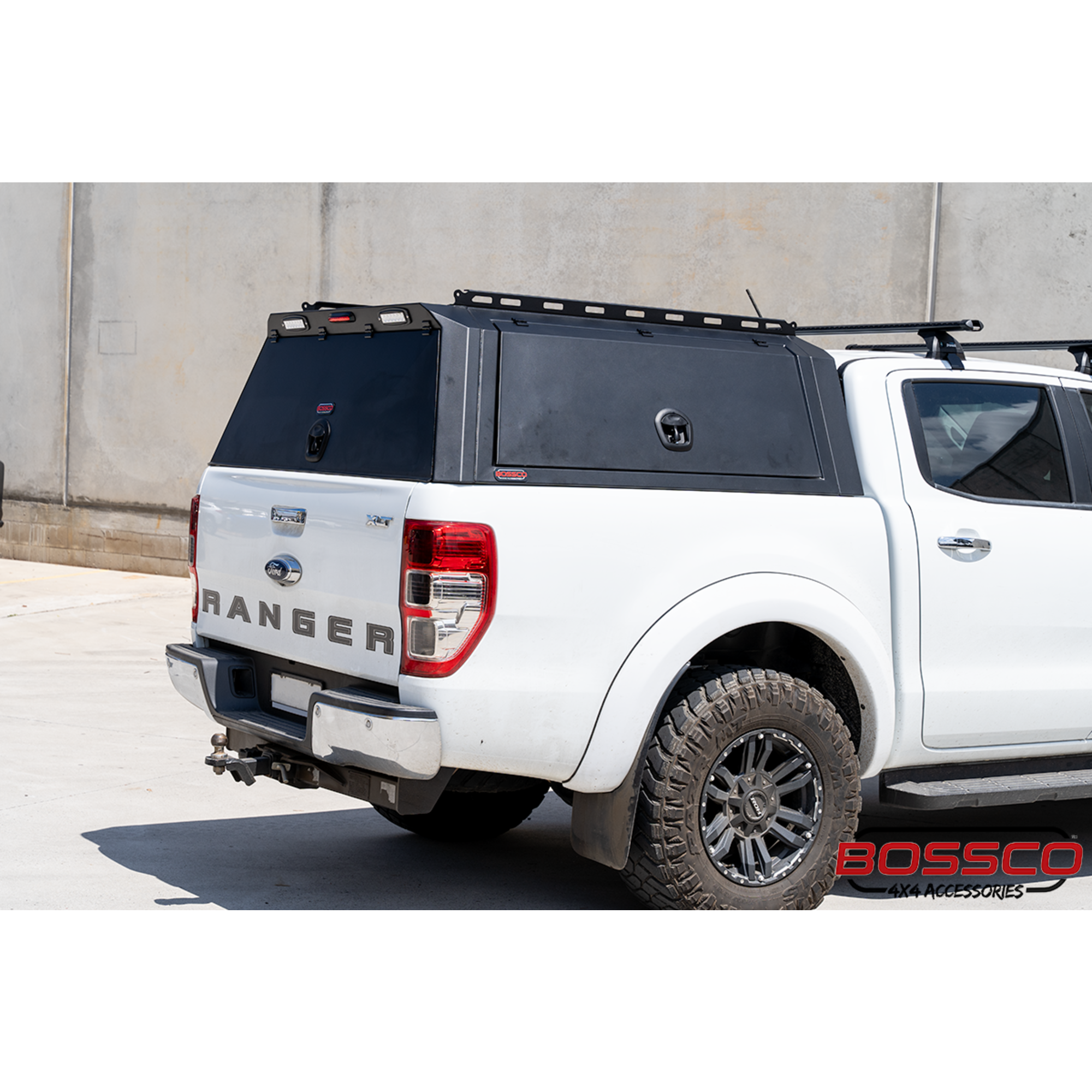 BCX-R Black Aluminium Tub Canopy for Ford Ranger PX 2012-2022