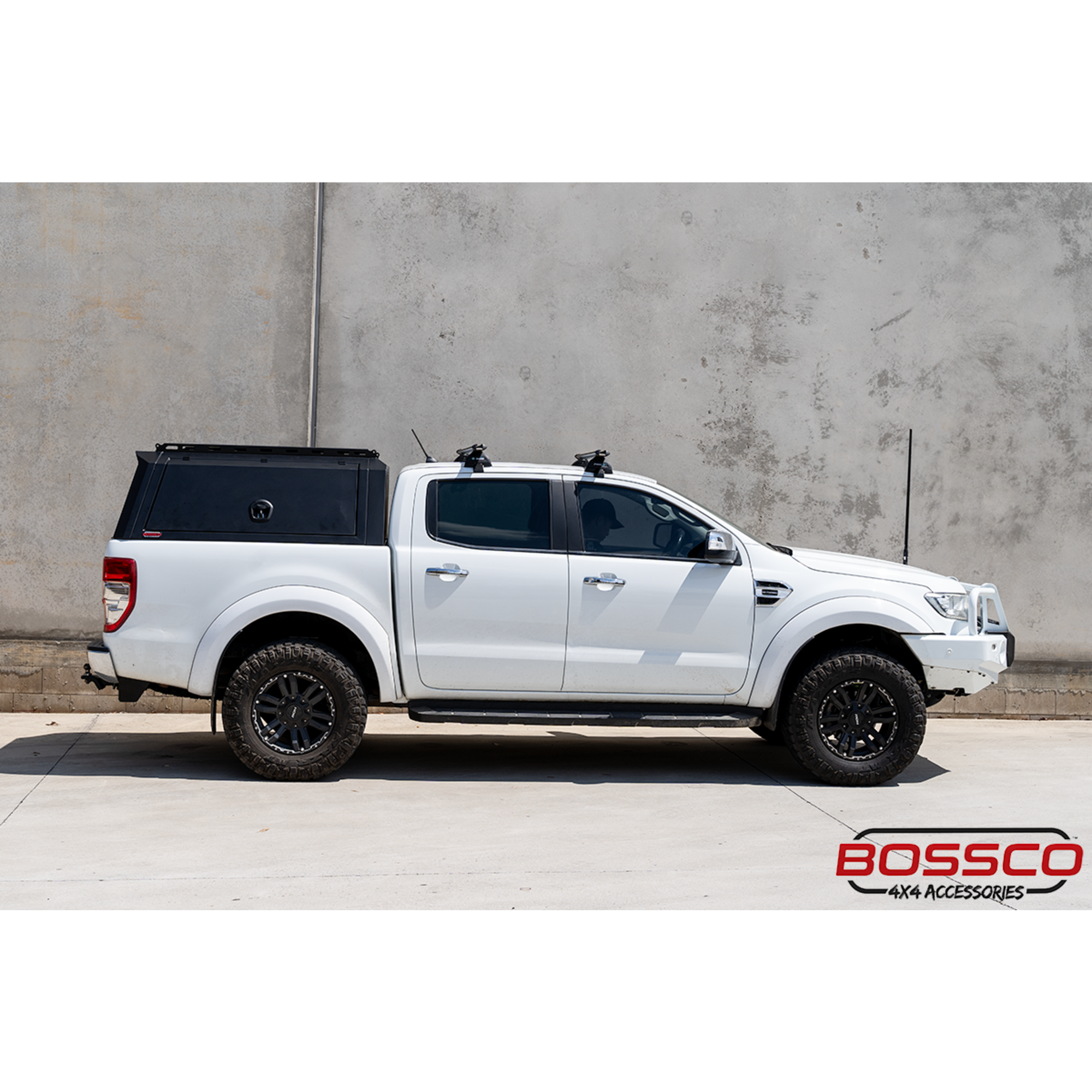 BCX-R Black Aluminium Tub Canopy for Ford Ranger PX 2012-2022