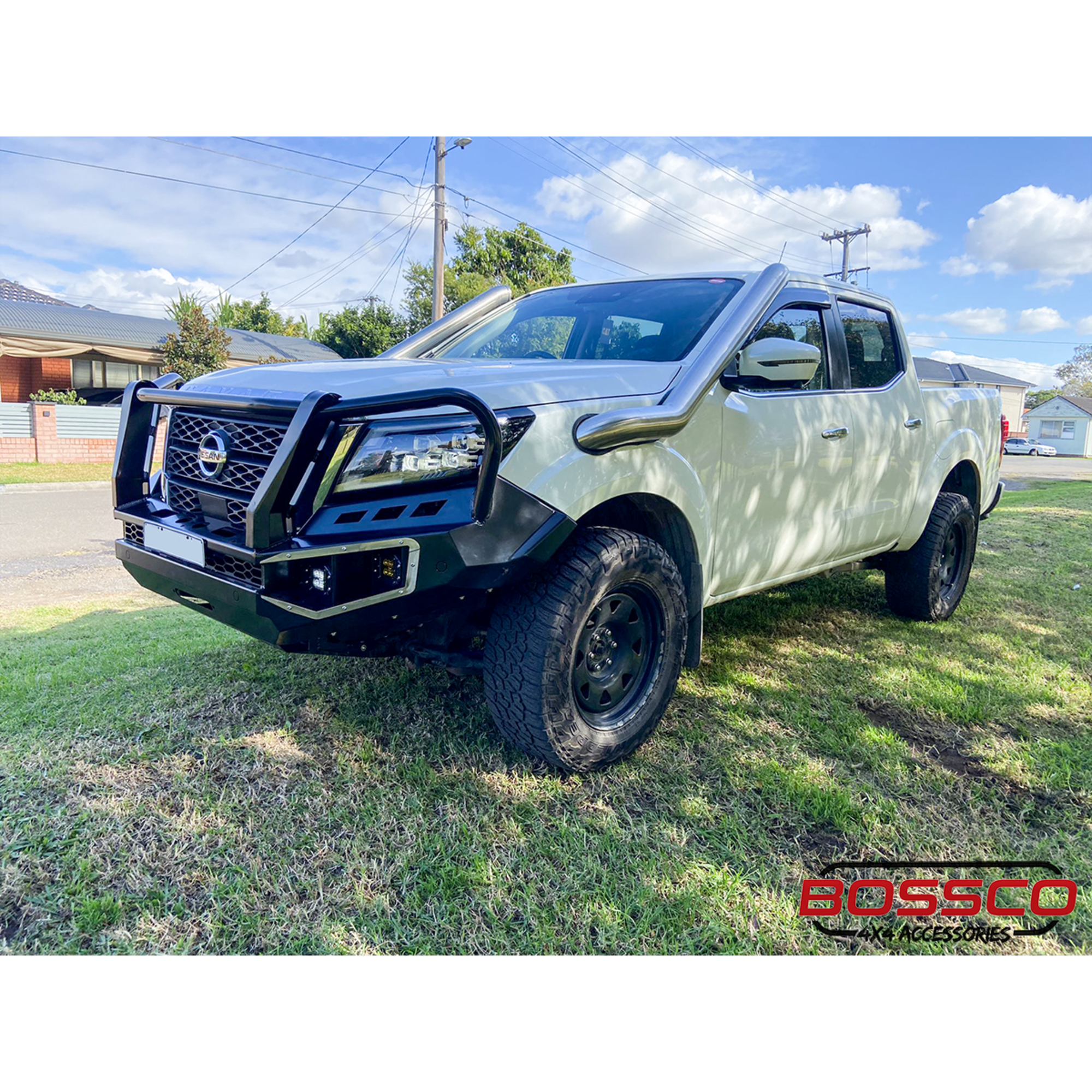 Triple Loop Full Bumper Replacement Bull bar Suitable For Nissan Navara NP300 D23 2021-2024