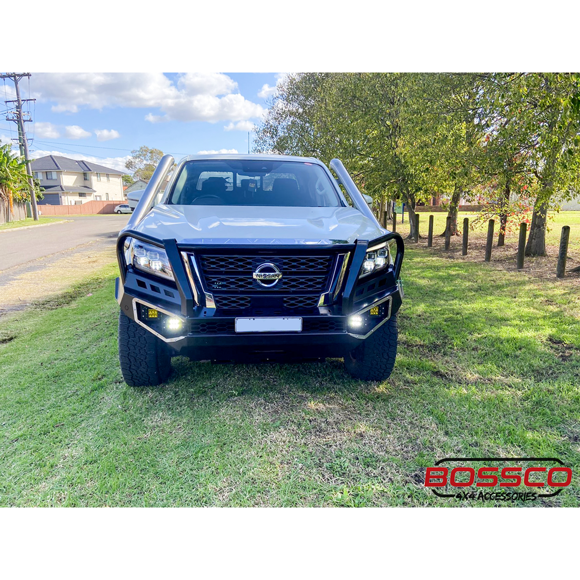 Triple Loop Full Bumper Replacement Bull bar Suitable For Nissan Navara NP300 D23 2021-2024