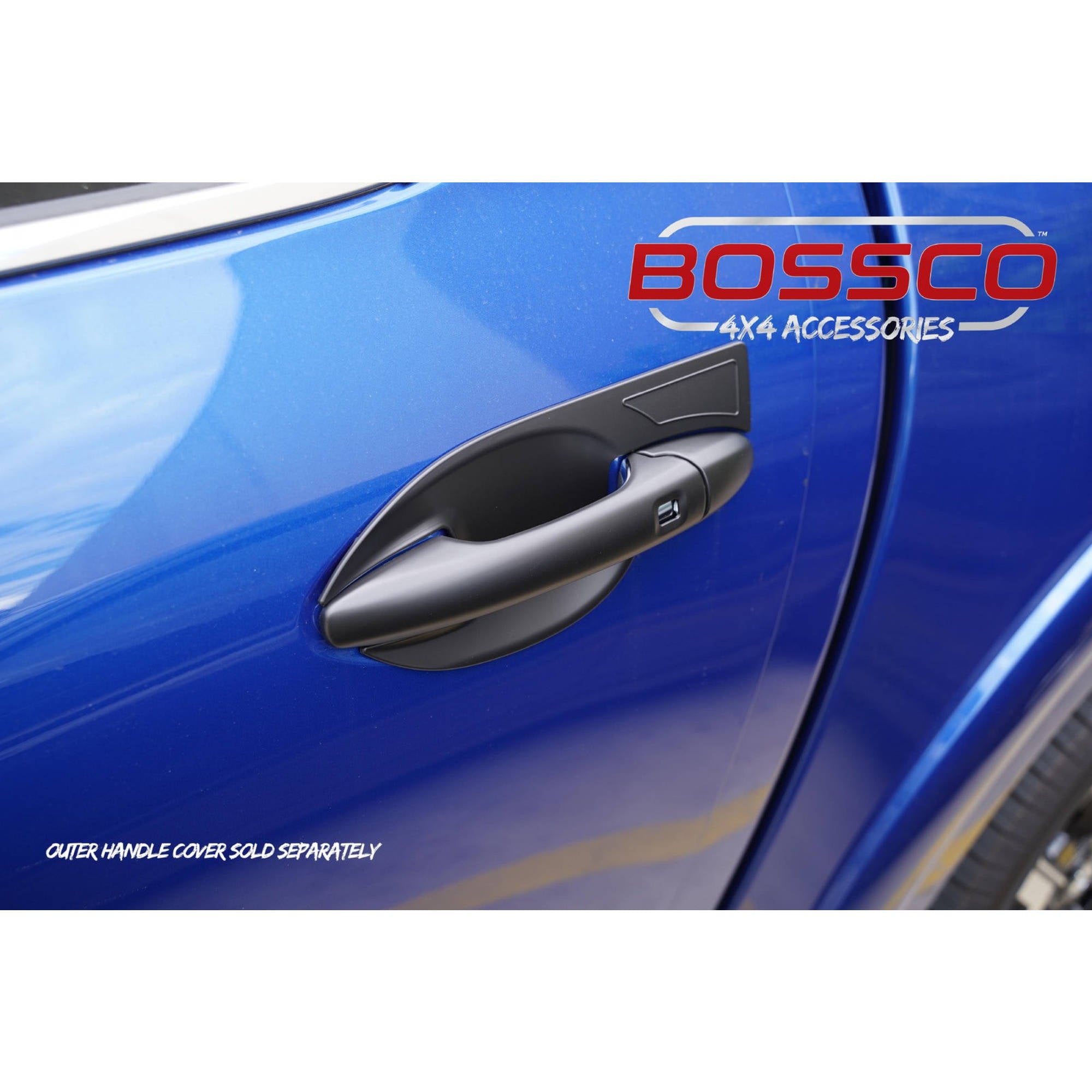 BLACKOUT Door Handle Bowl Covers Protectors Suitable For GWM Cannon 2020-2023