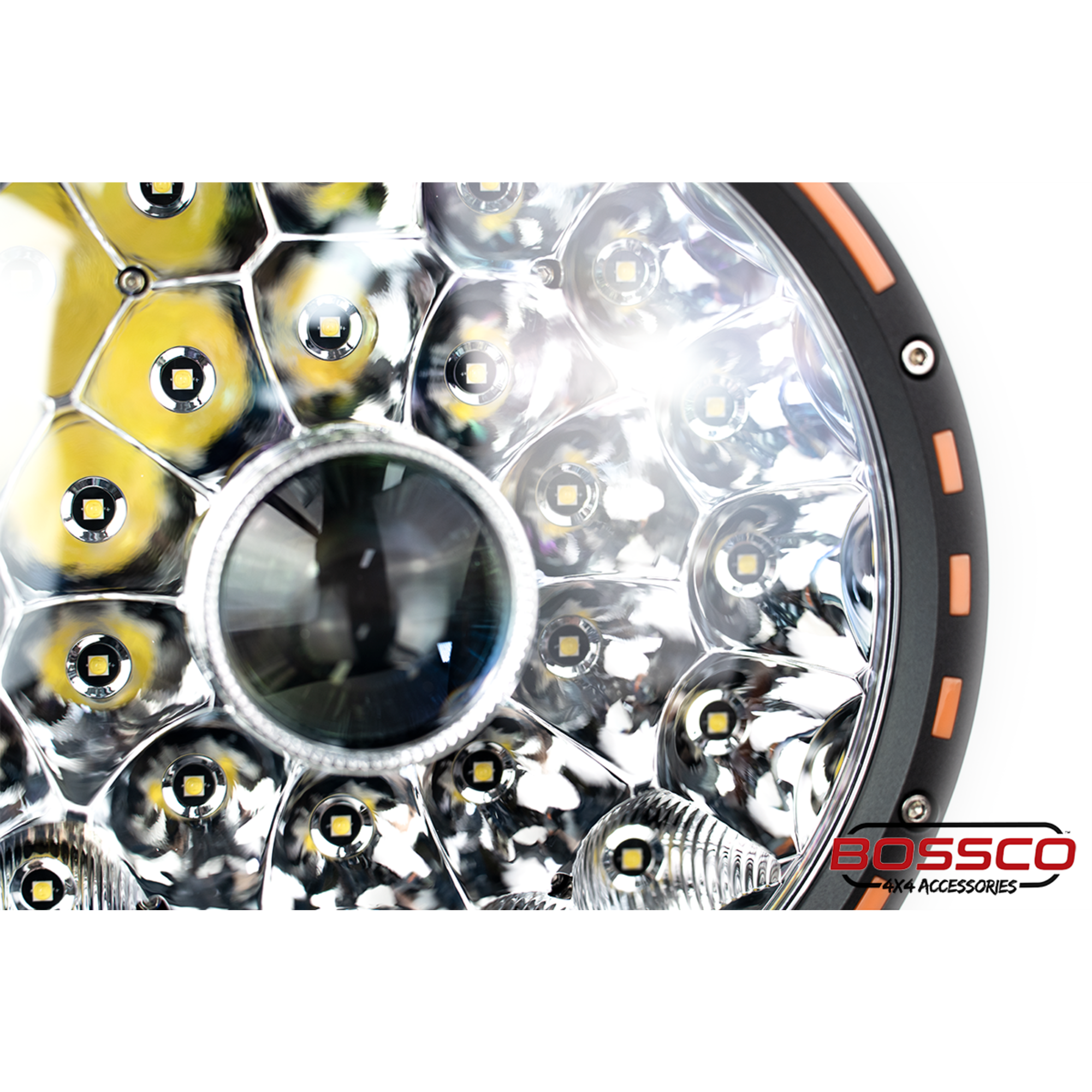 9" LED Driving Lights with LED LASER | 1 Lux @ 1200m | 23920 Lumens | IP68 Rated - PAIR