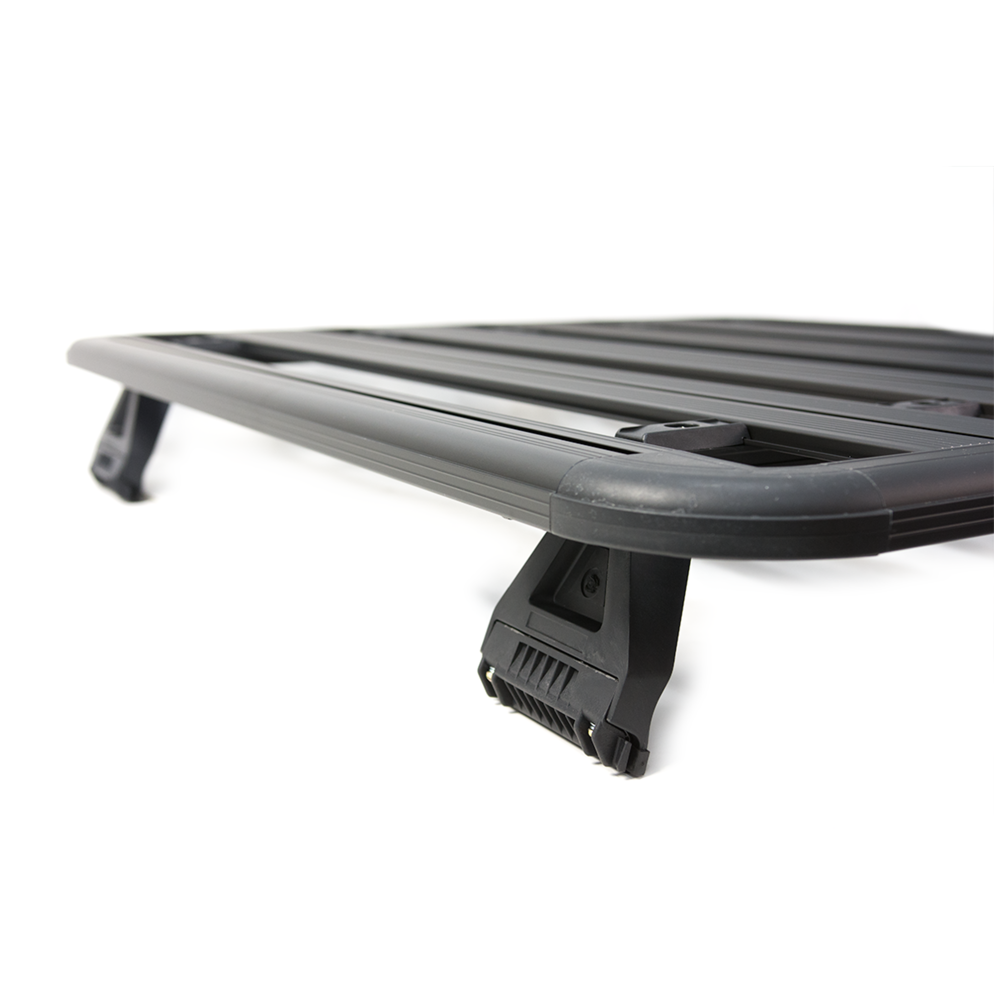 Aluminium Flat Roof Platform Basket (Flat) for Suzuki Jimny GJ Series 1425x1350mm with 6" Gutter Mount Bracket