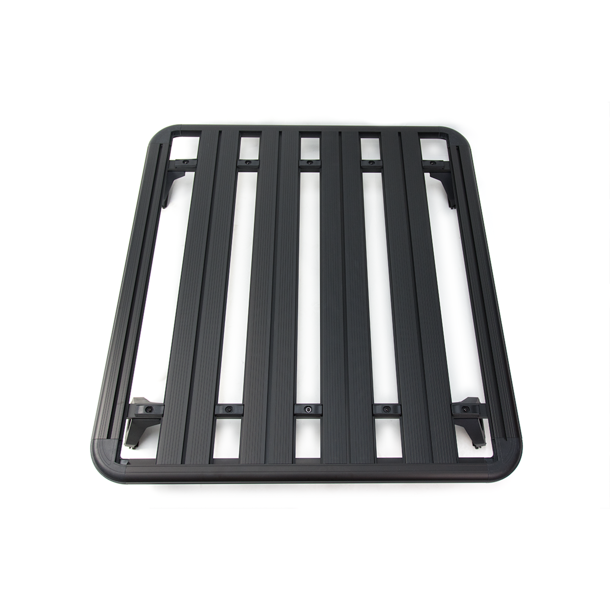Aluminium Flat Roof Platform Basket (Flat) for Suzuki Jimny GJ Series 1425x1350mm with 6" Gutter Mount Bracket