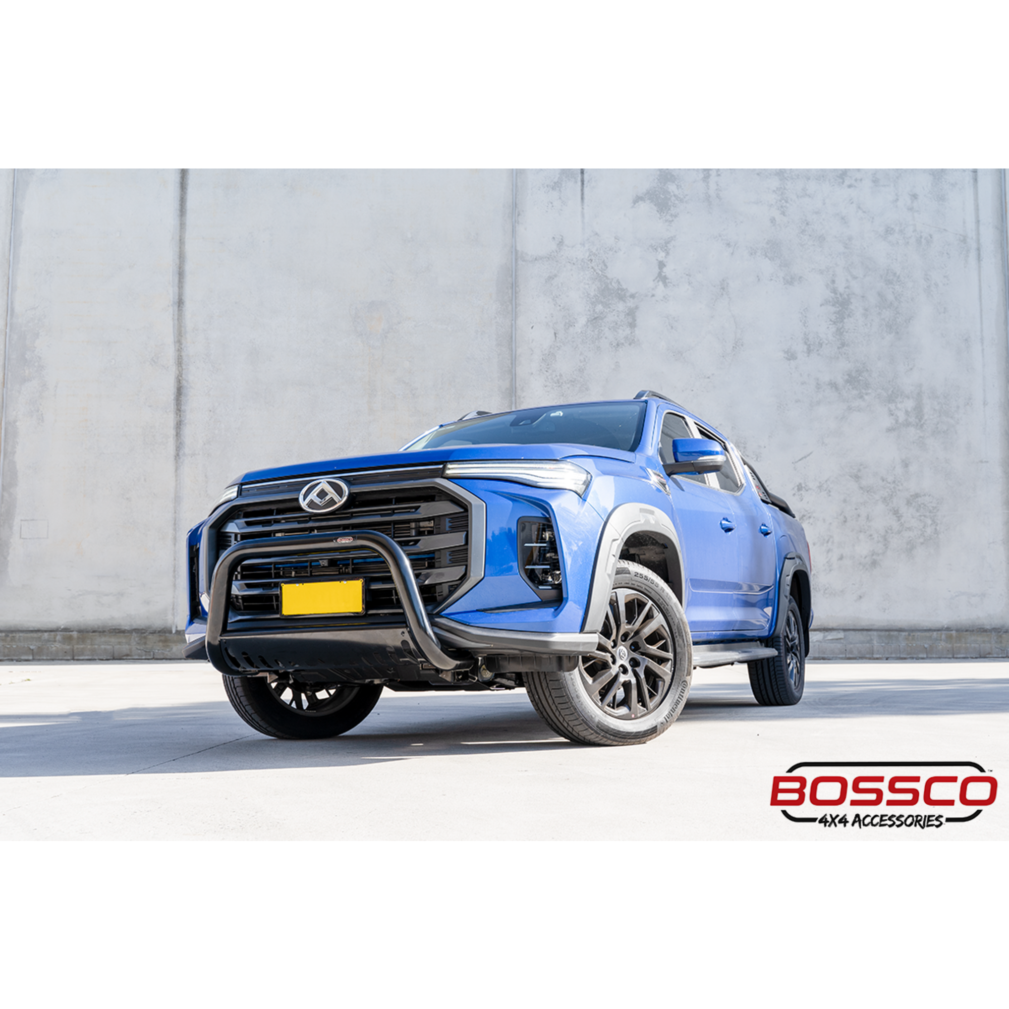 Black Nudge bar With Skid Plate Suitable for LDV T60 Max 2021-2024