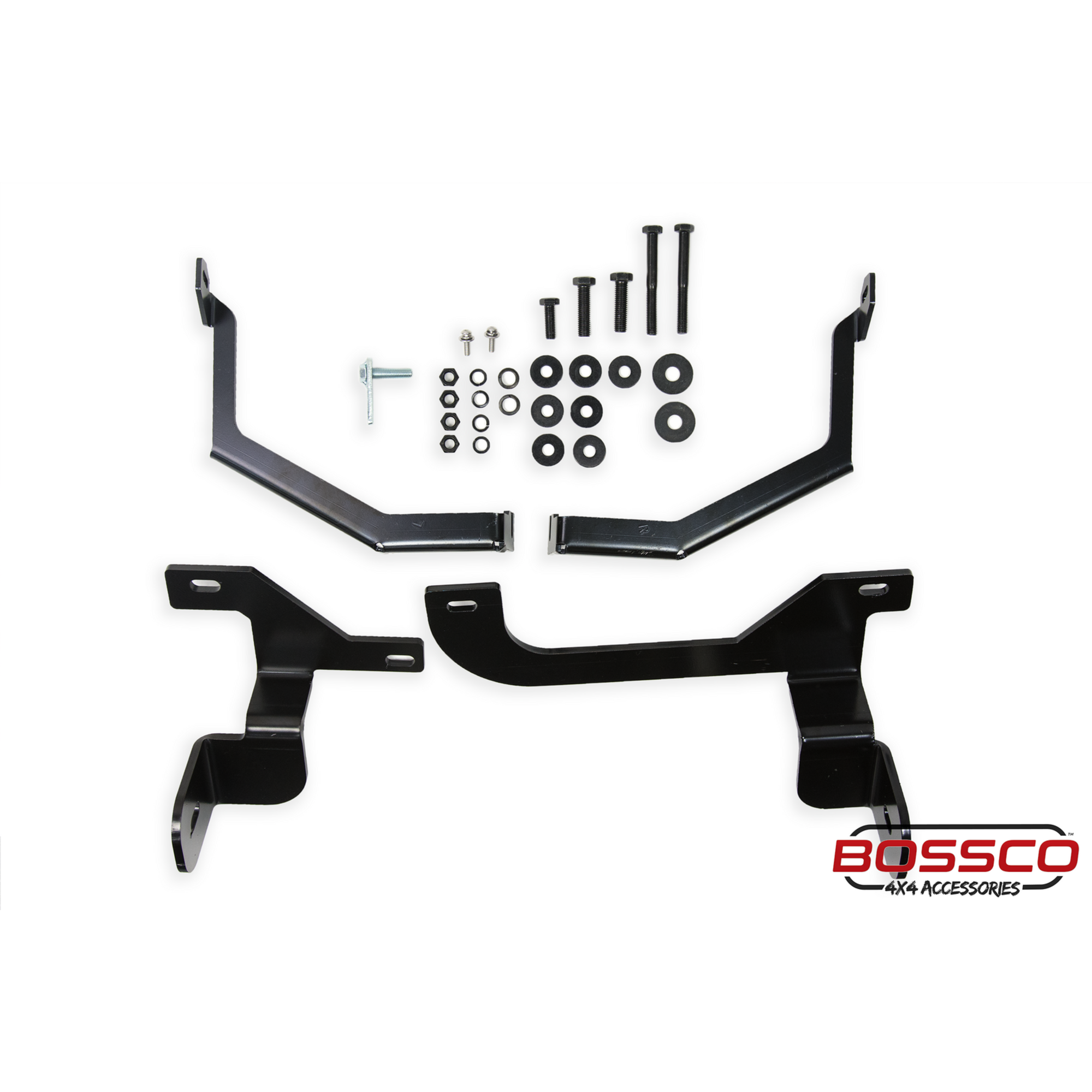 Black Nudge Bar Suitable For Ford Ranger PX MKII 2015-2018 with Tech Pack & Front Sensors