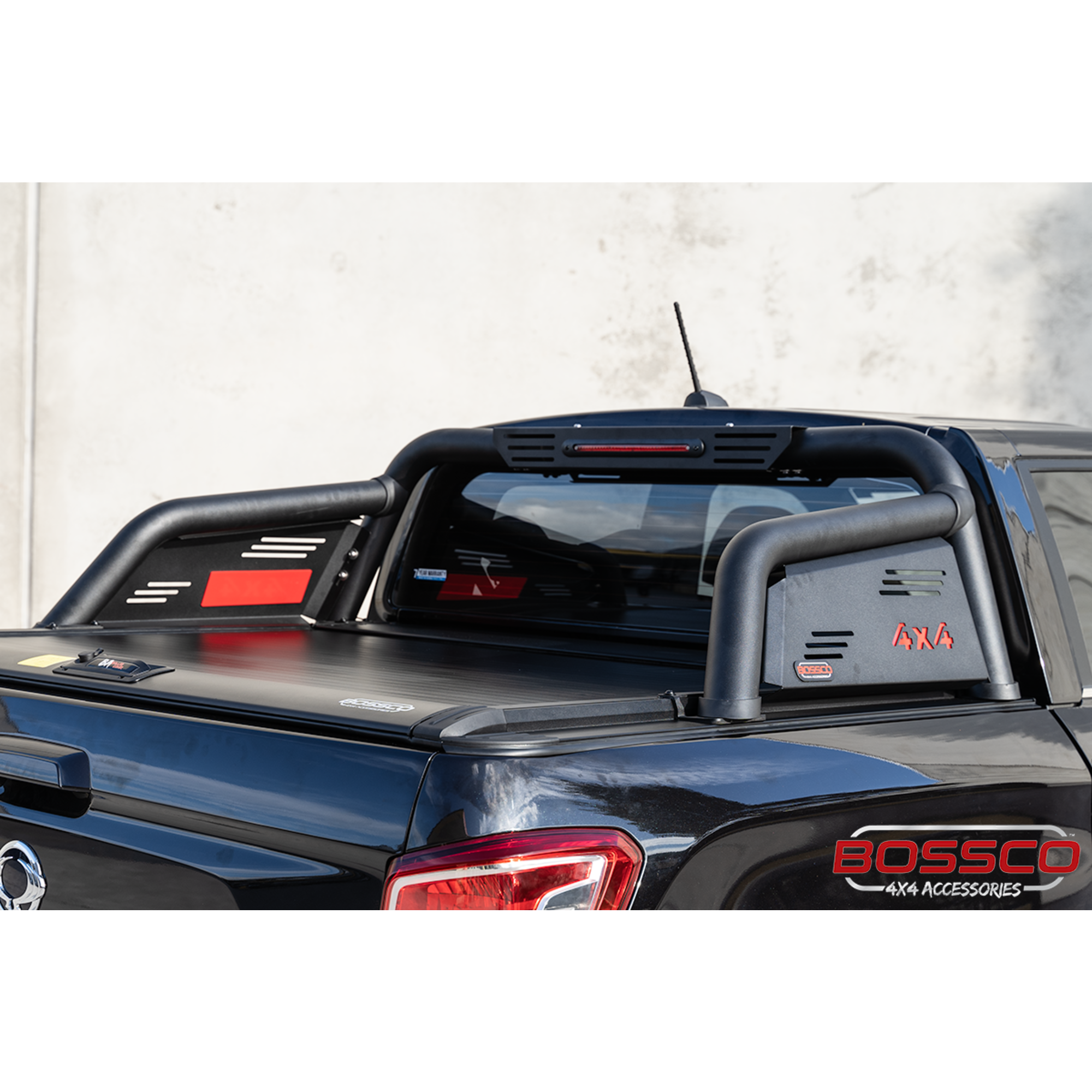 Black Steel Short Sports Bar Suitable With BA Roller Shutters